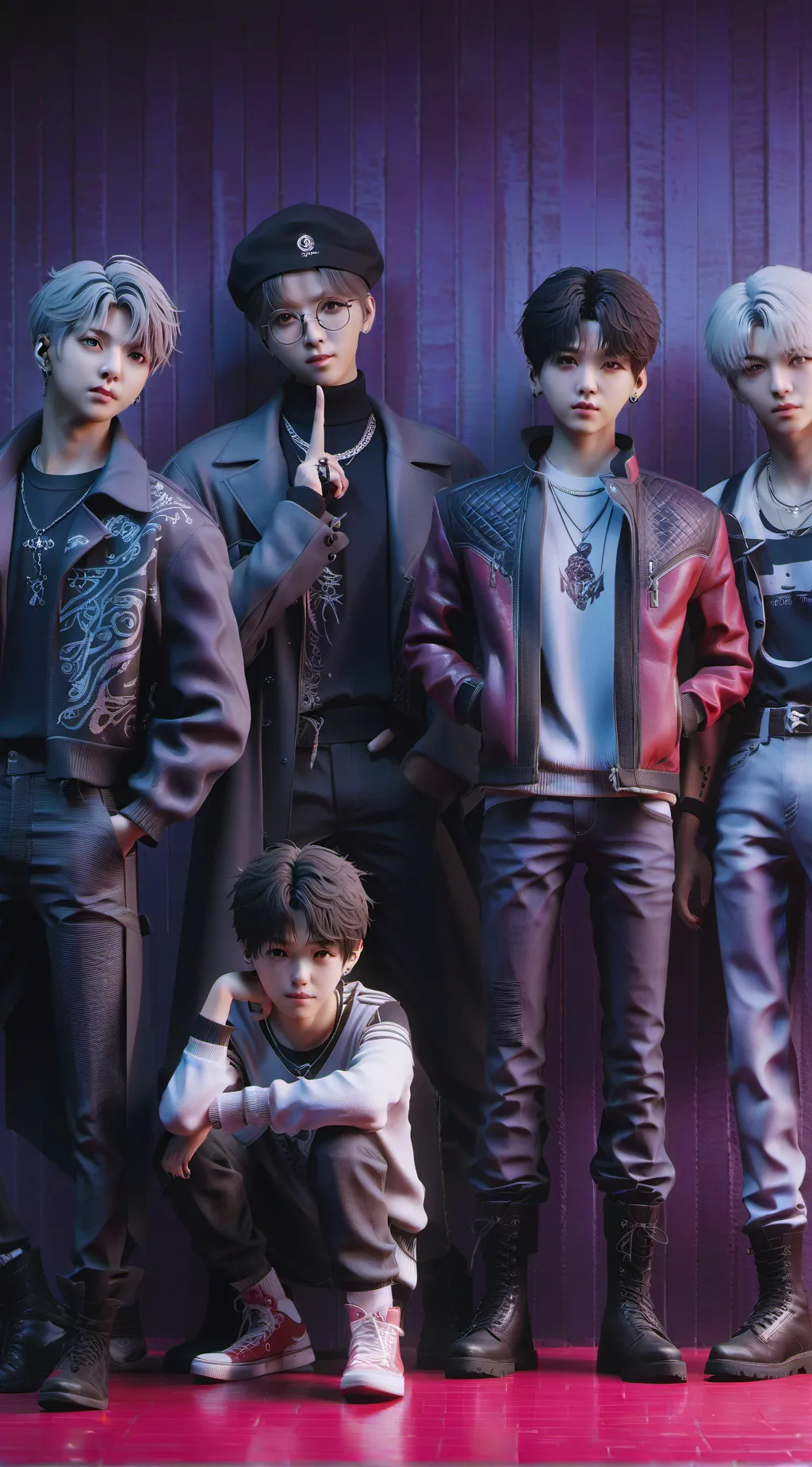ai character: BTS tus hermanos.2 background