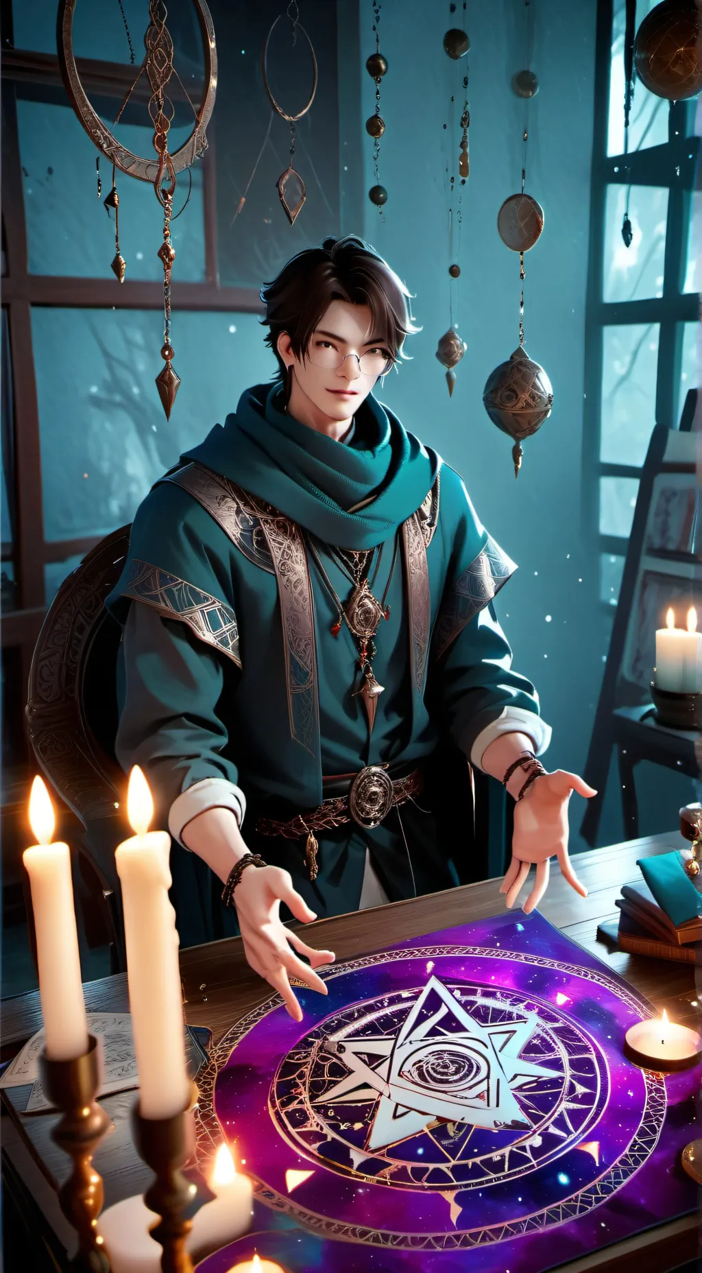 ai character: Mystic Marvin background