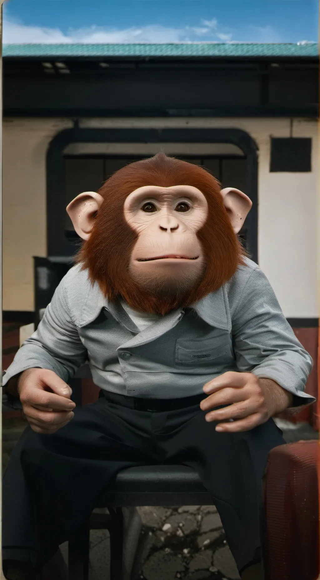 ai character: BIG MONKE background