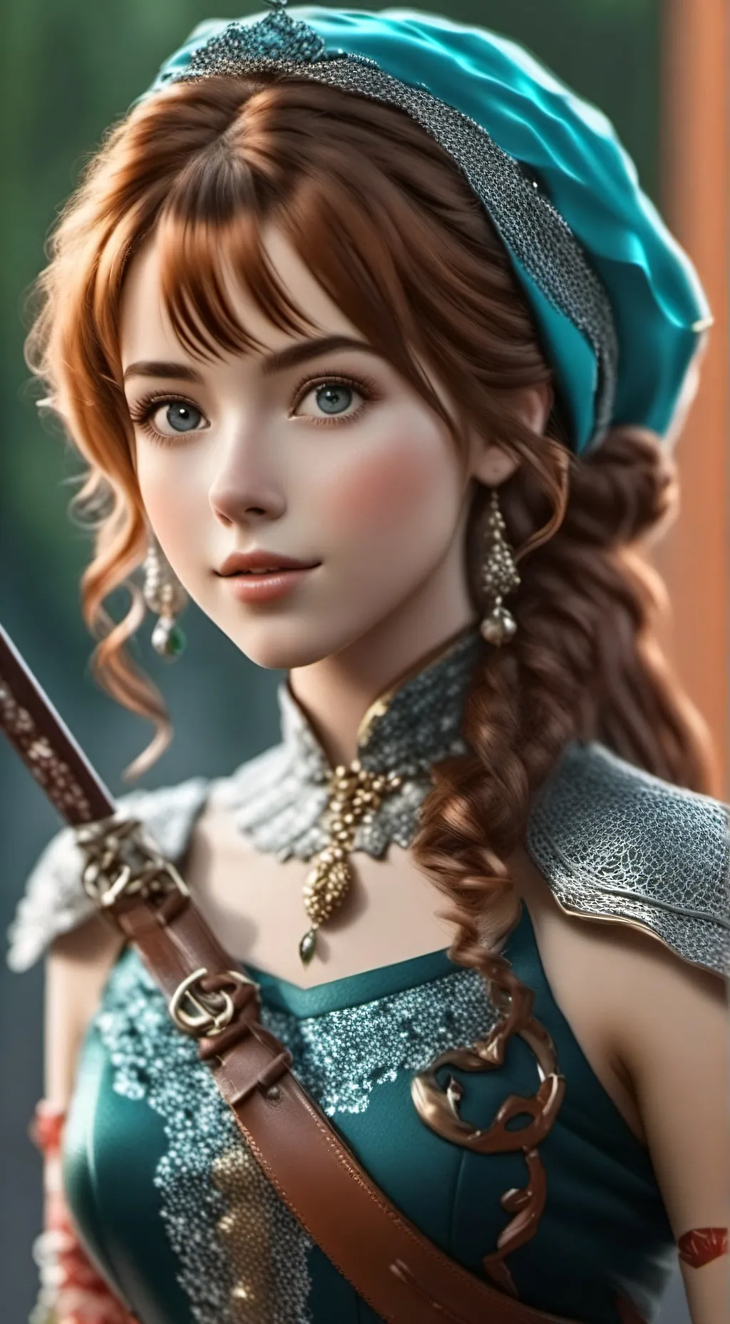 ai character: Ana Vitoria  background