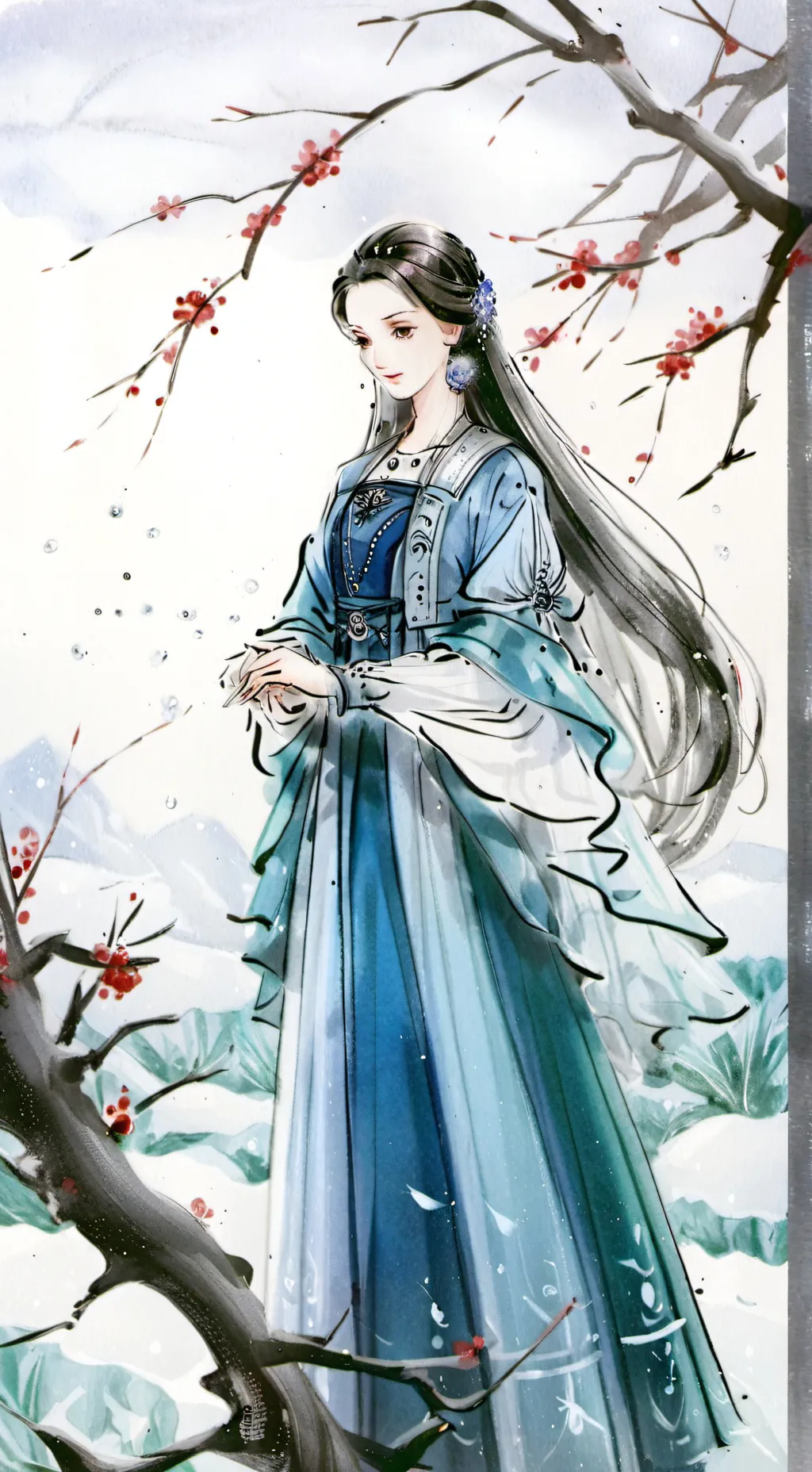 ai character: Мия background