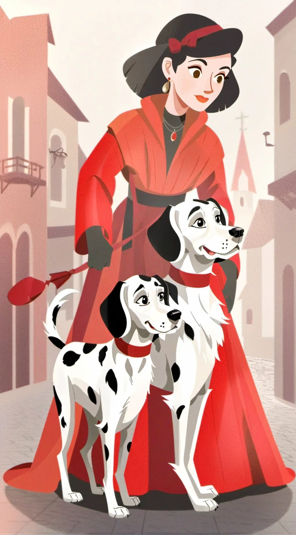 ai character: 101 Dalmatians background
