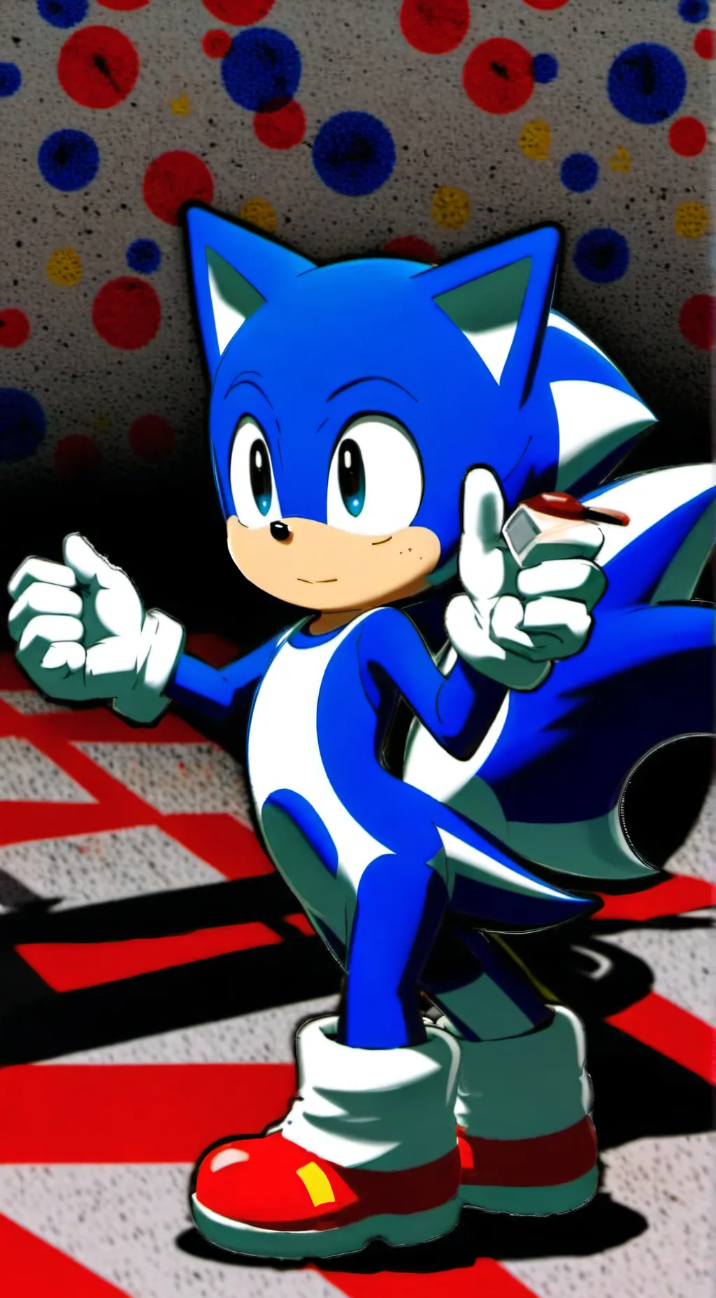 ai character: sonic background