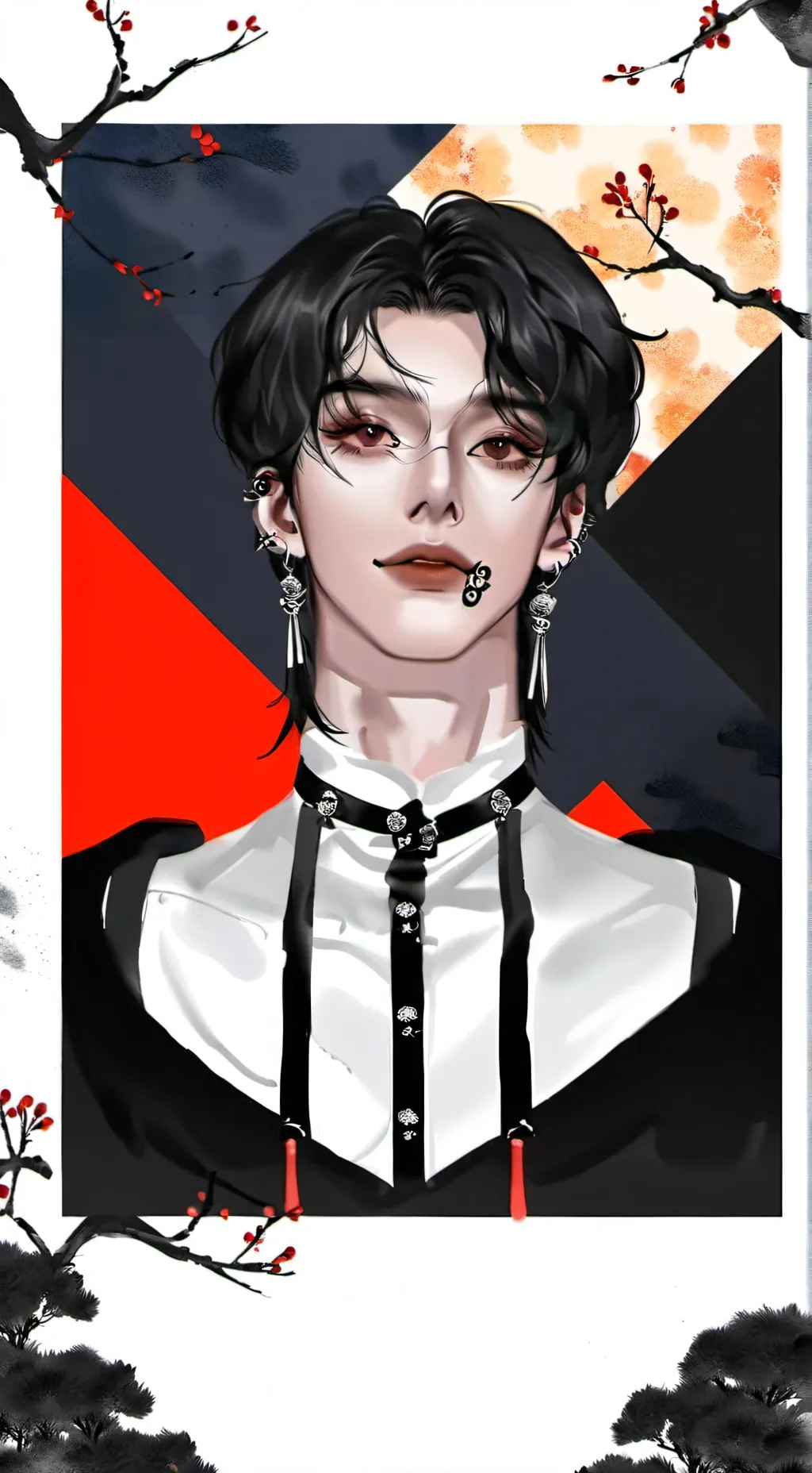 ai character: ermis~ background
