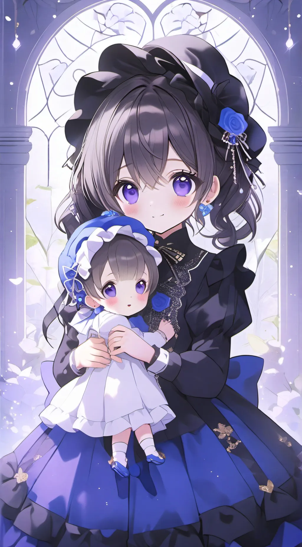 ai character: Adeline  background