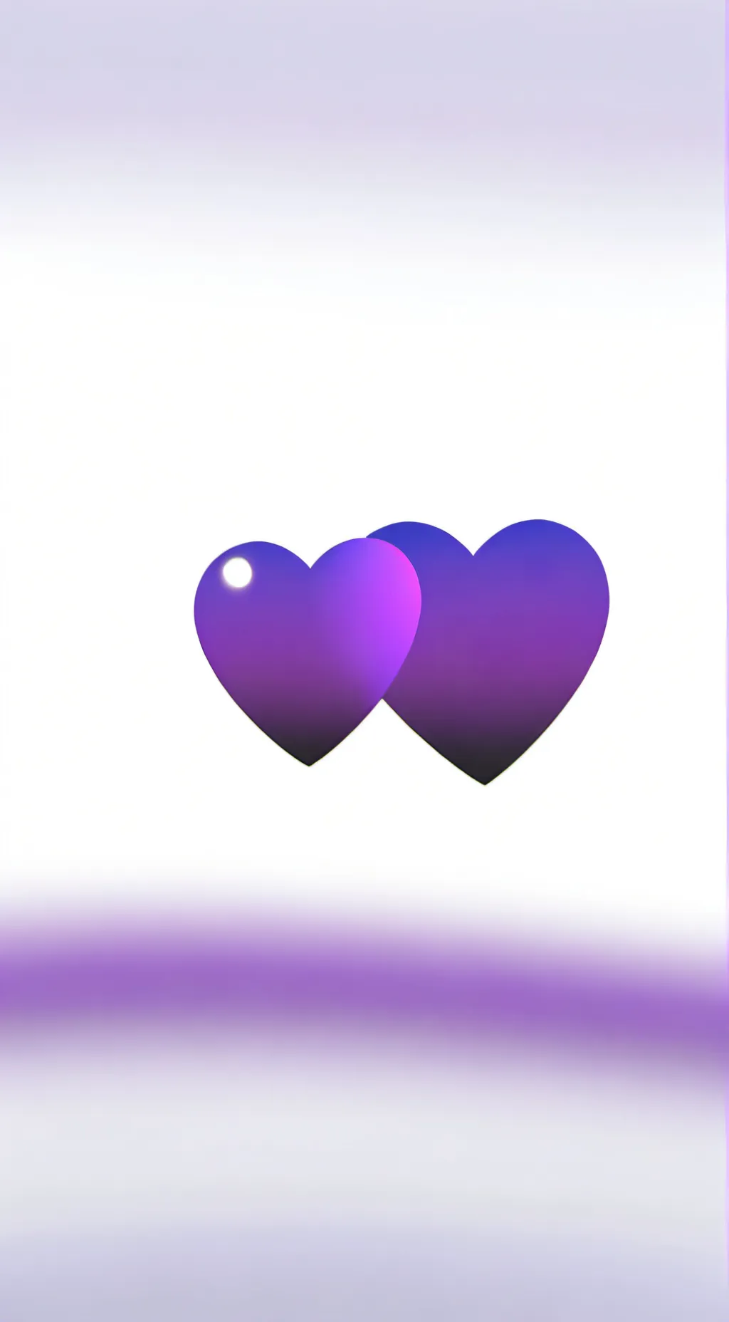 ai character: 2 hearts background