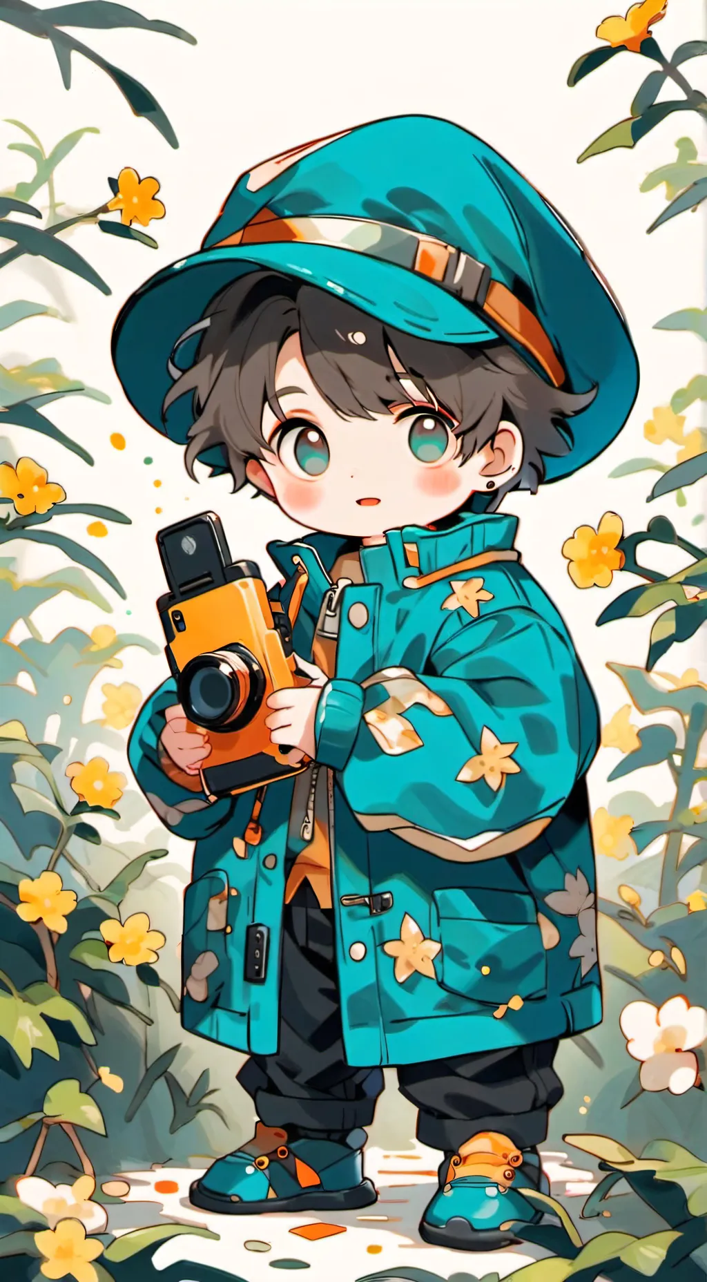 ai character: Baby Gadget background