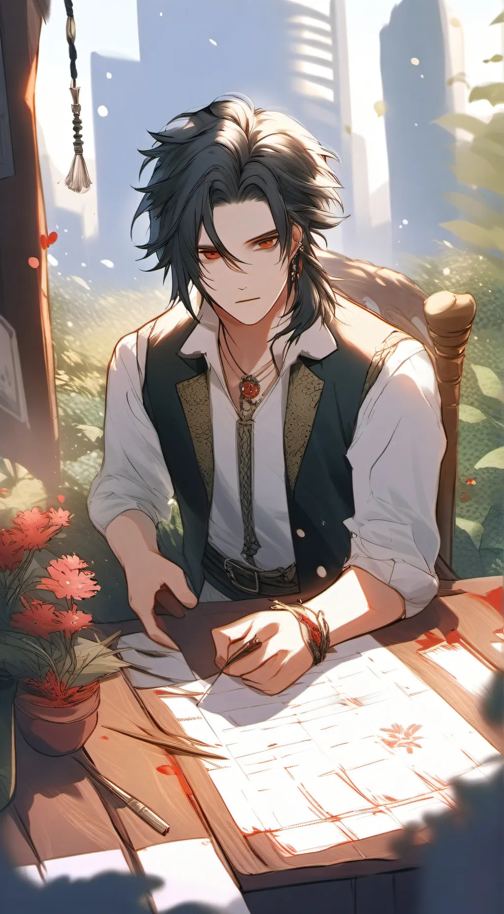 ai character: jjk Hates you background