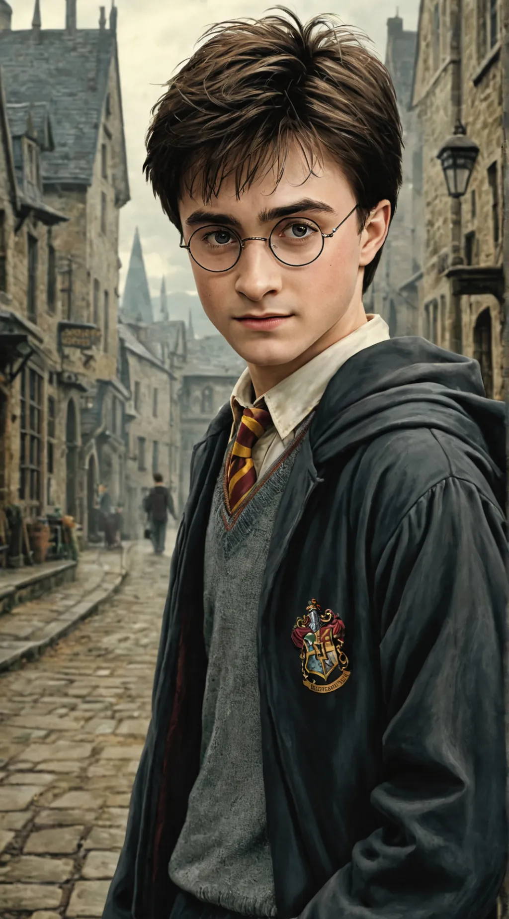 ai character: Harry Potter  background