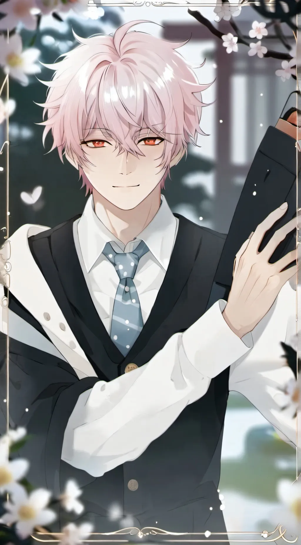 ai character: ✢Oliver𖤐 background