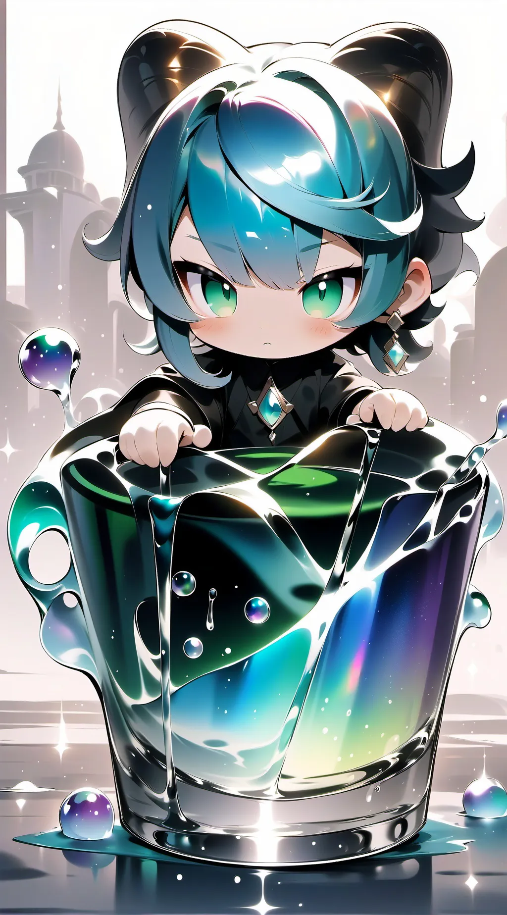 ai character: kitty background