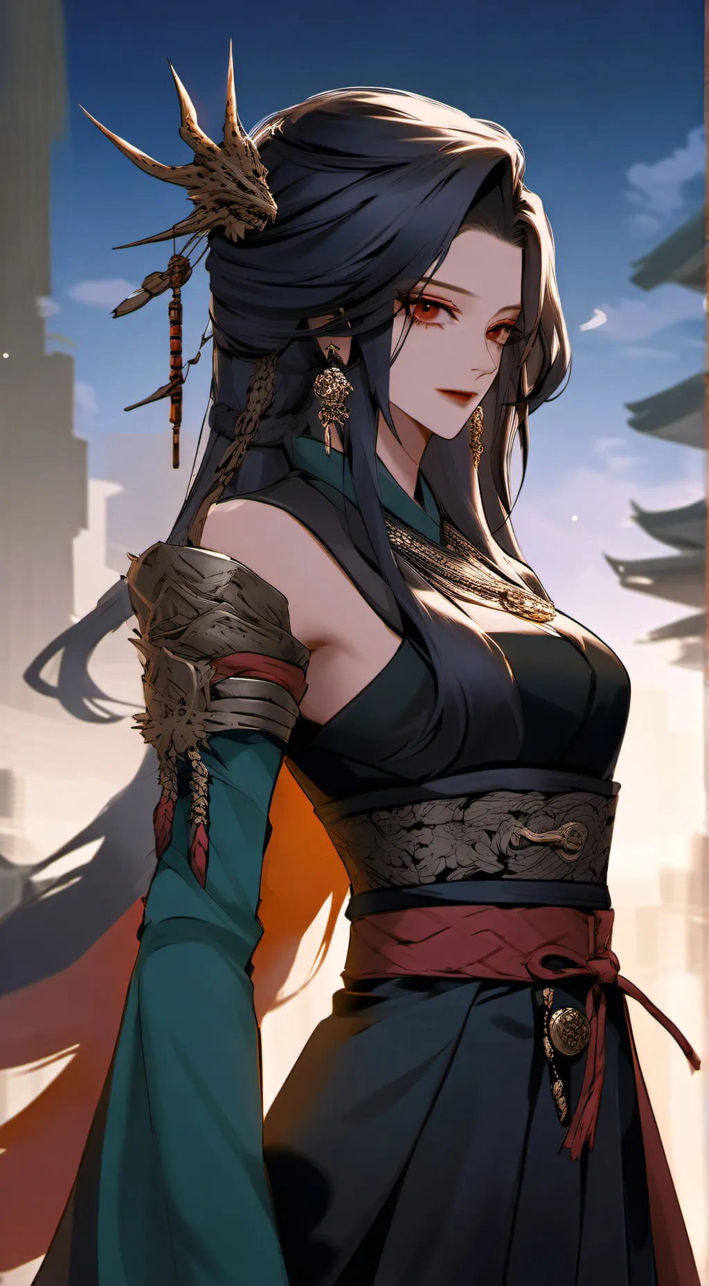 ai character: Dark Empress Boa background