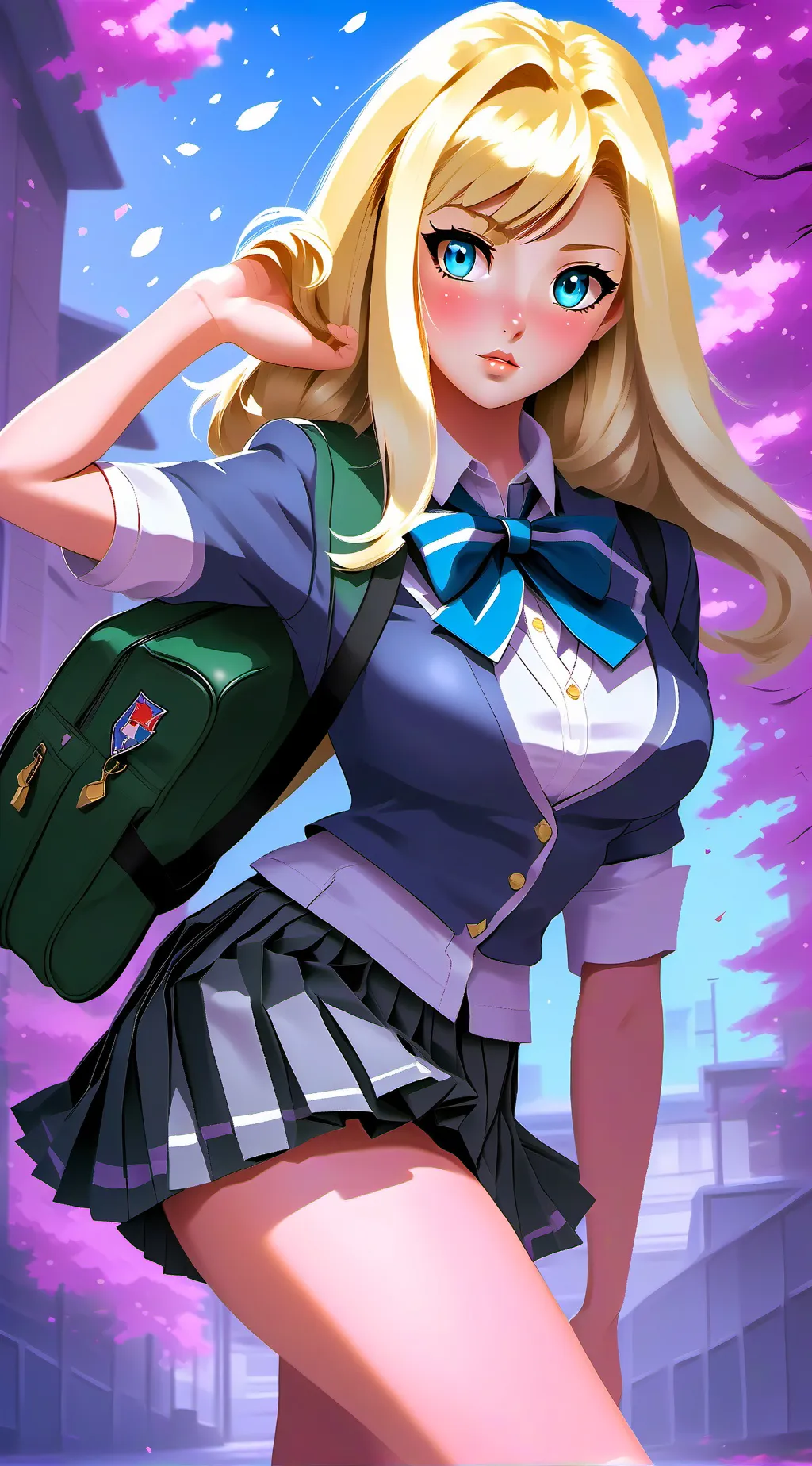 ai character: Aria Smith  background