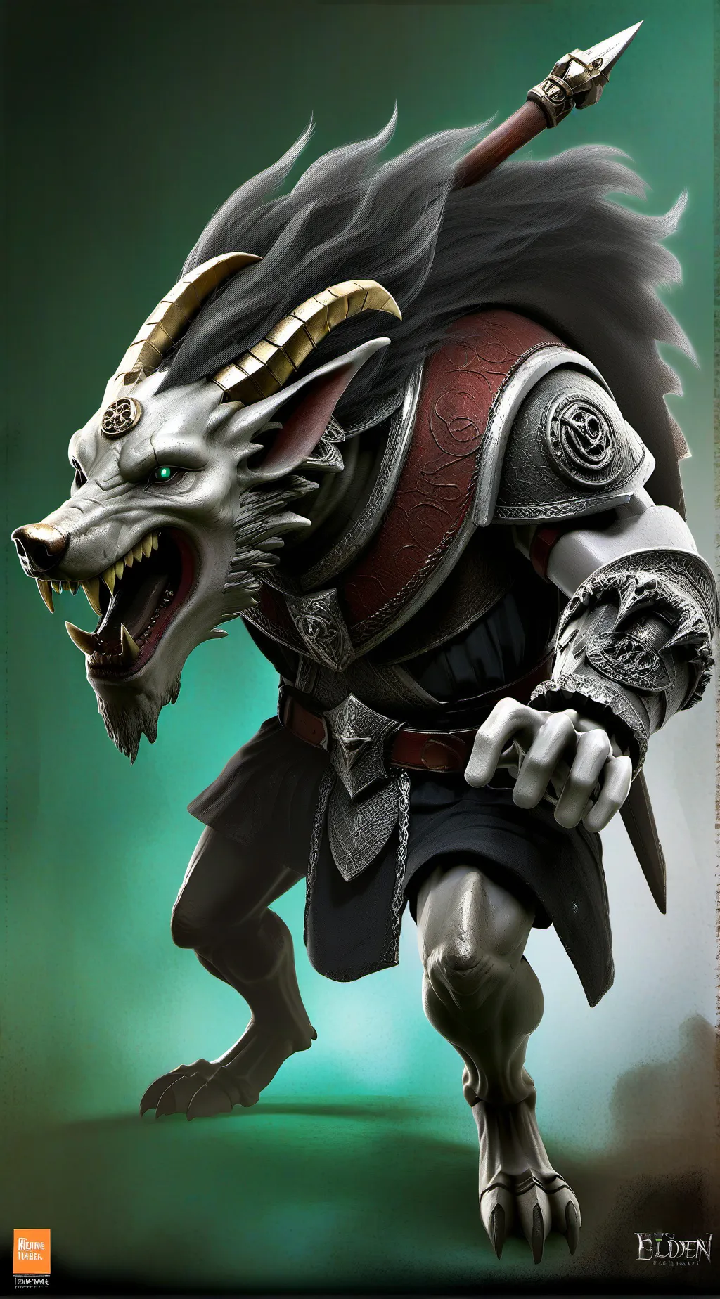 ai character: Hungry Monster Hor background
