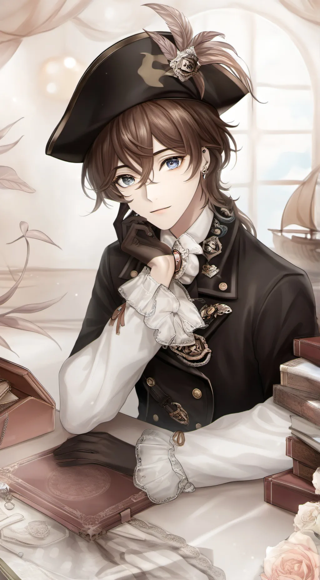 ai character: Vendor  background