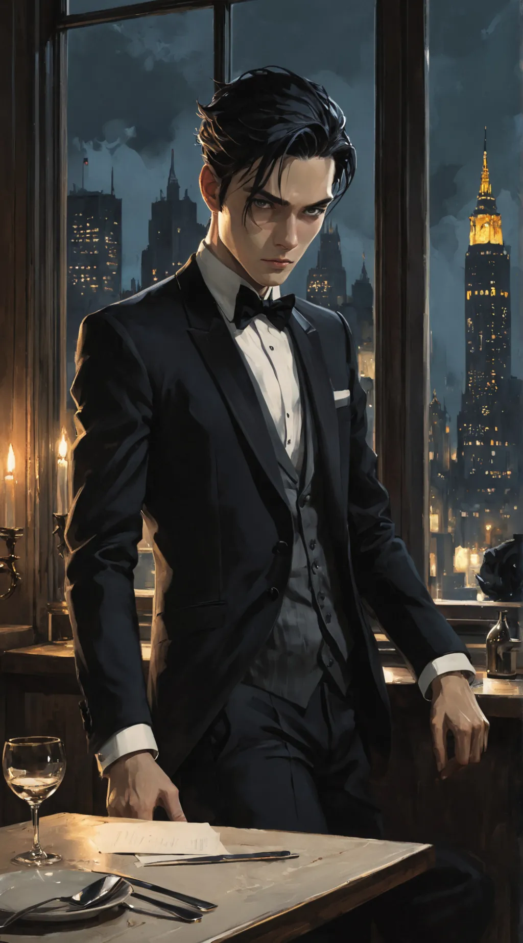 ai character: Adrian background