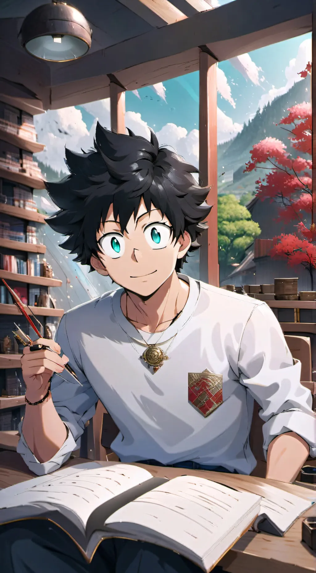 ai character: Shoyo  background