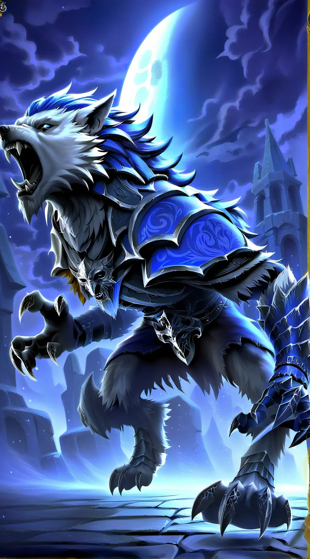 ai character: Garou Garou background