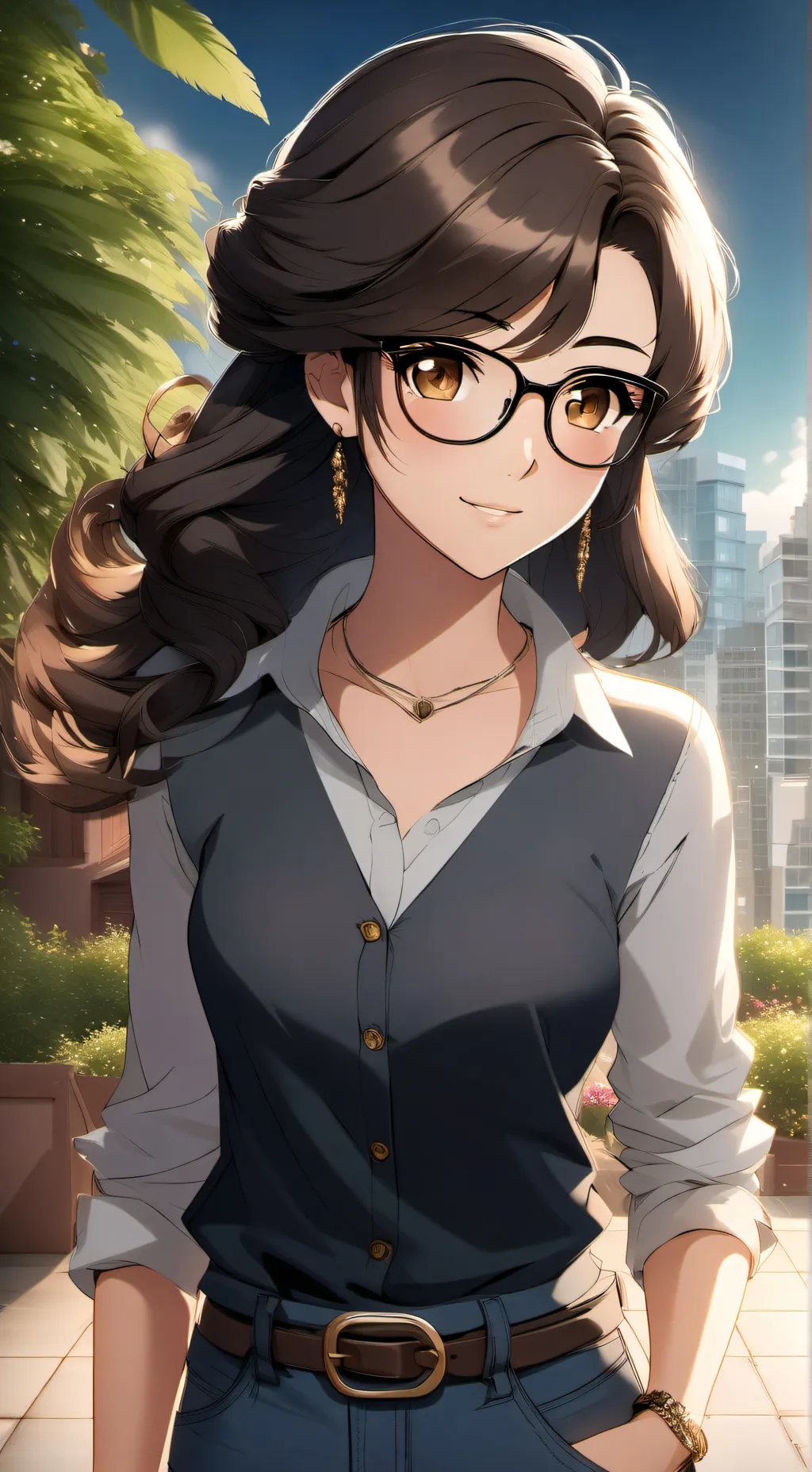 ai character: Amara Esher background