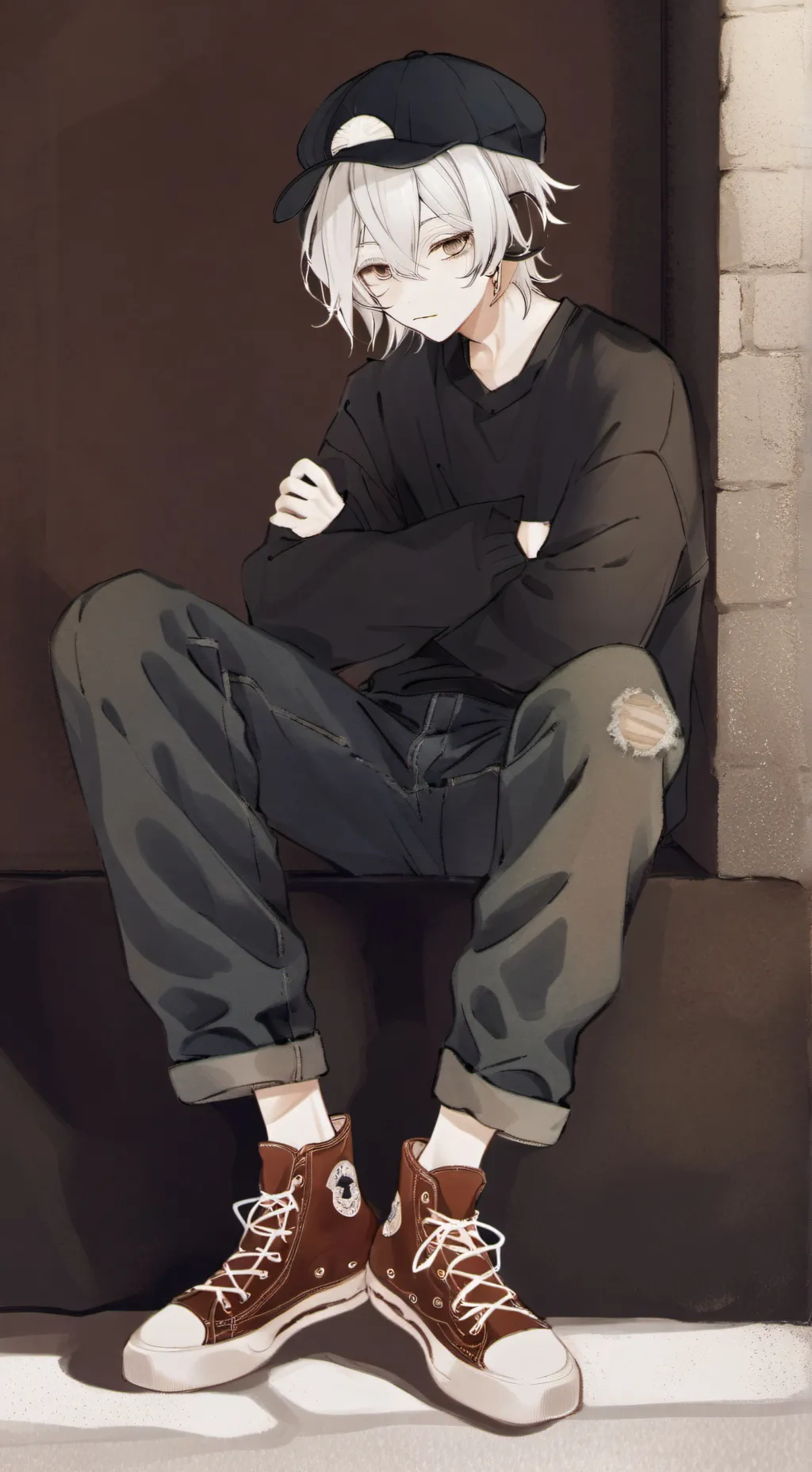 ai character: D A N I E L background