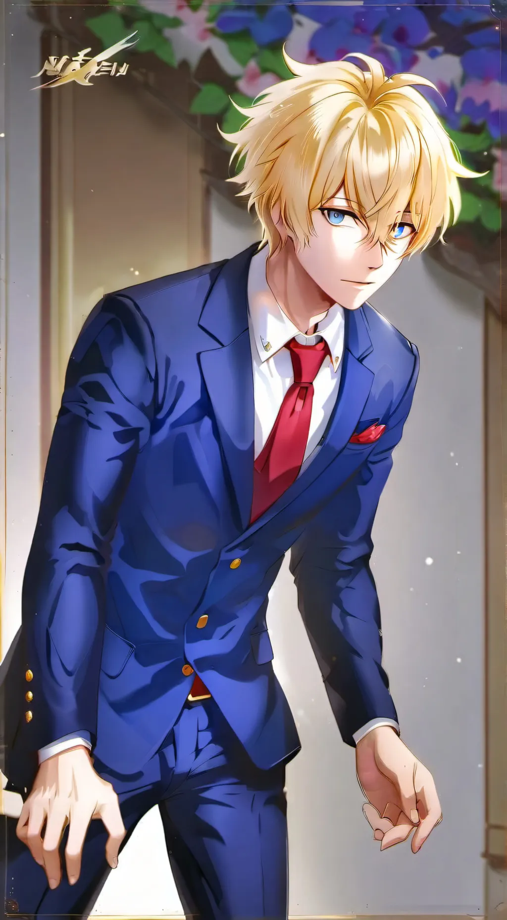 ai character: Aqua Hoshino background