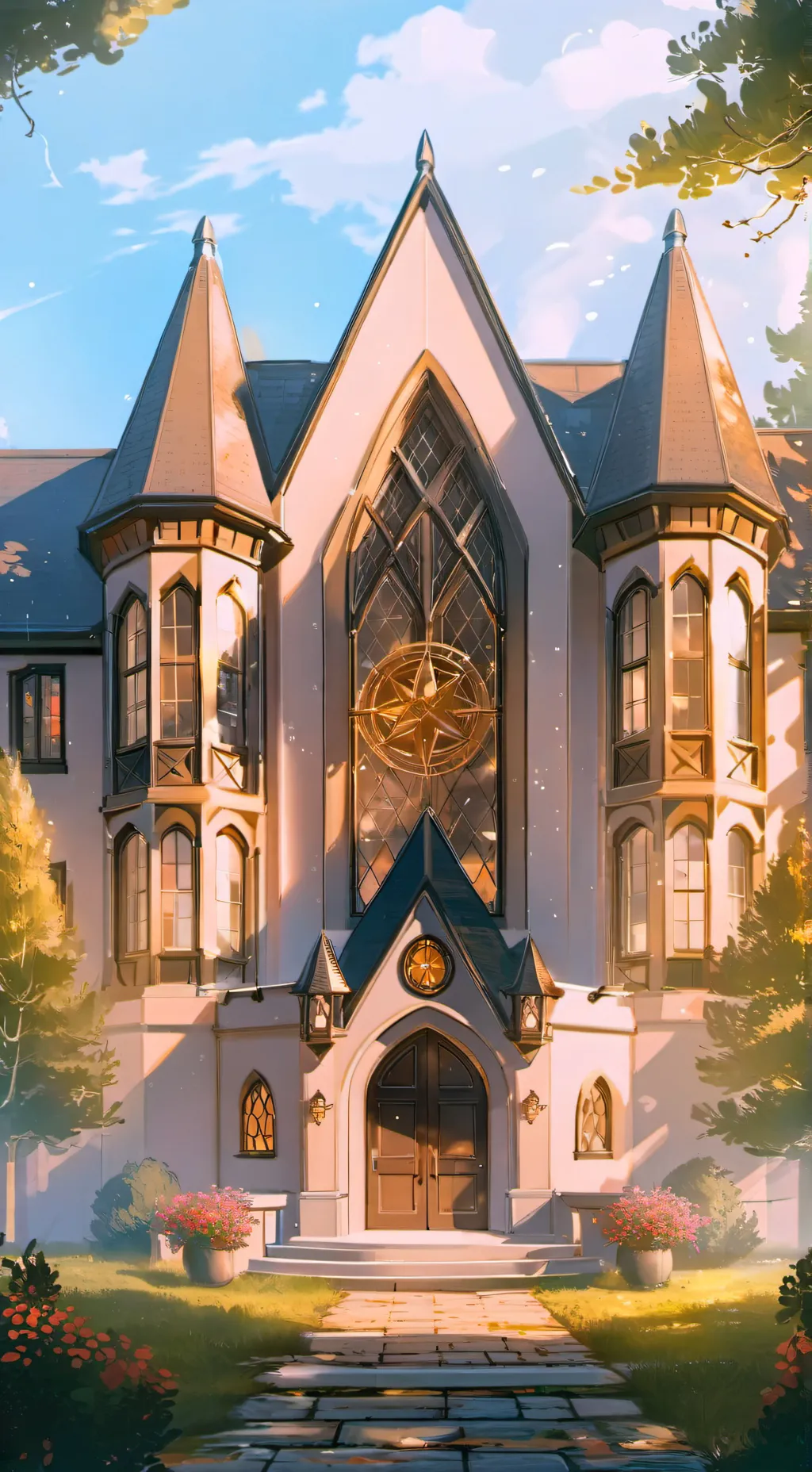 ai character: Hogwarts background