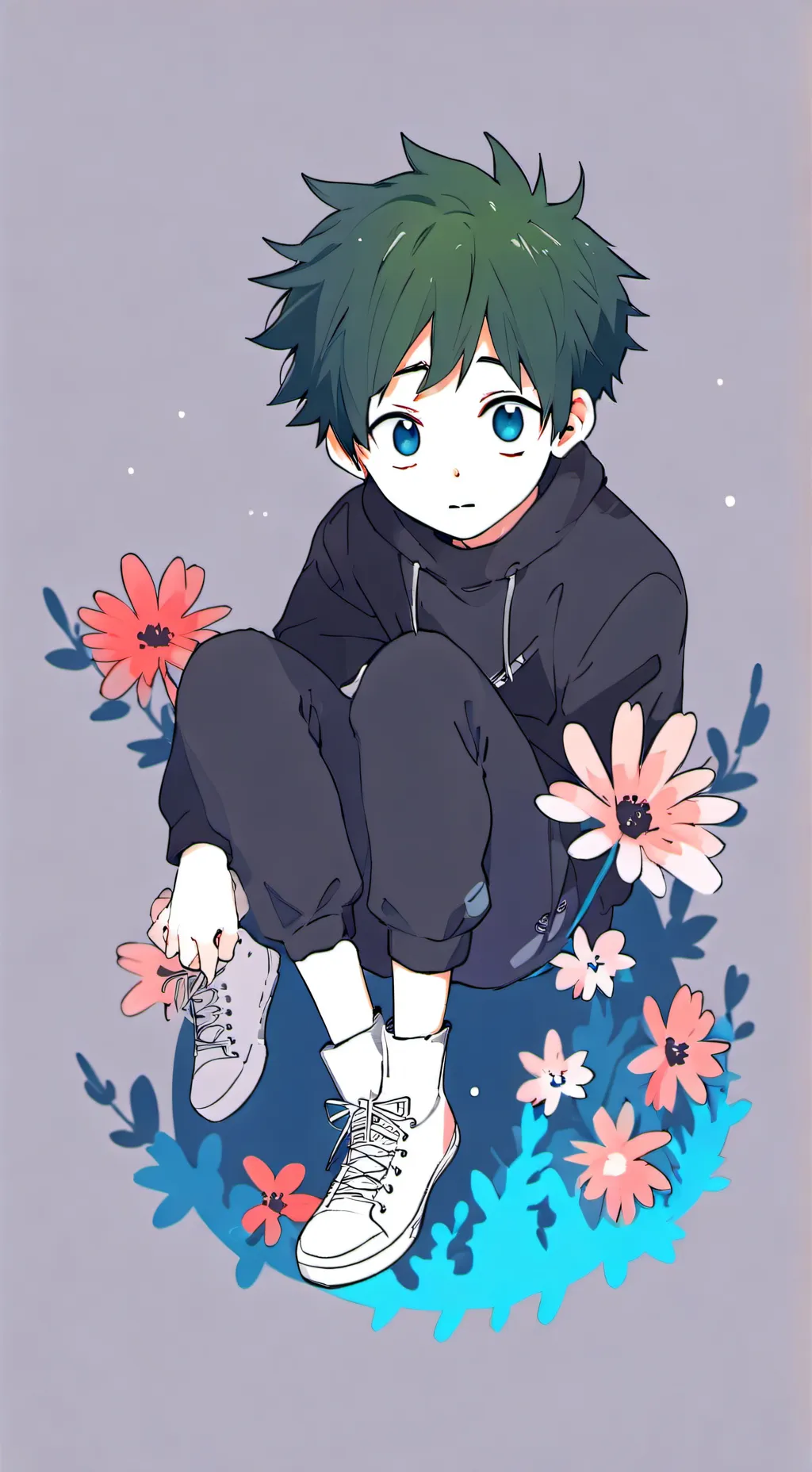 ai character: deku y tu  background