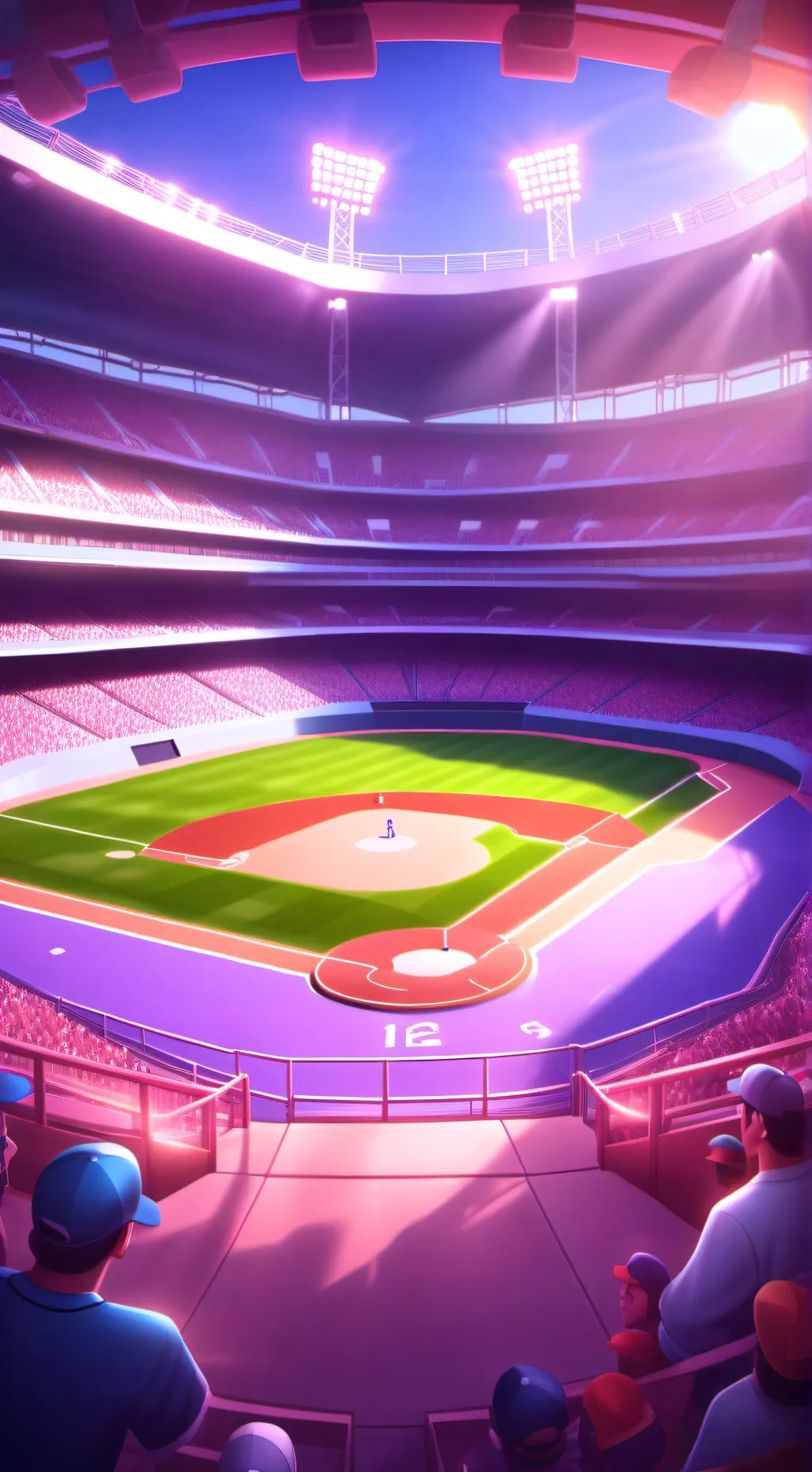 ai character: MHA Baseball  background