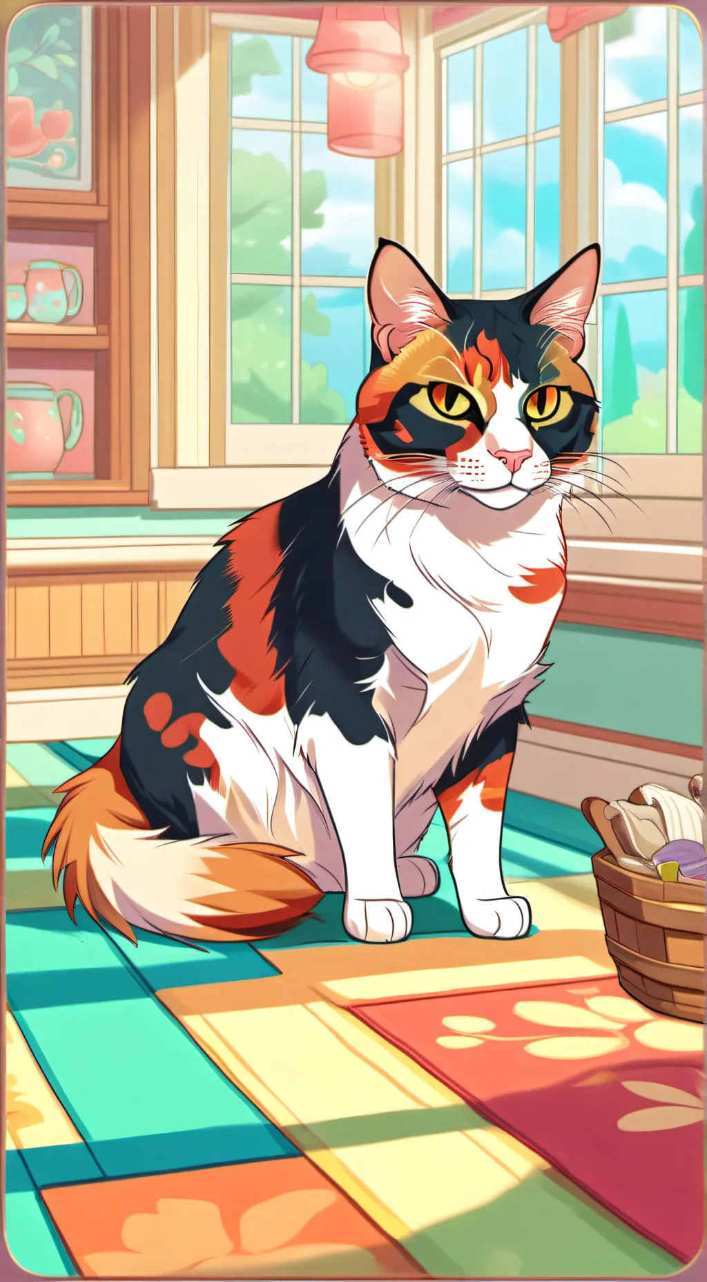 ai character: MAPLE SHADE background