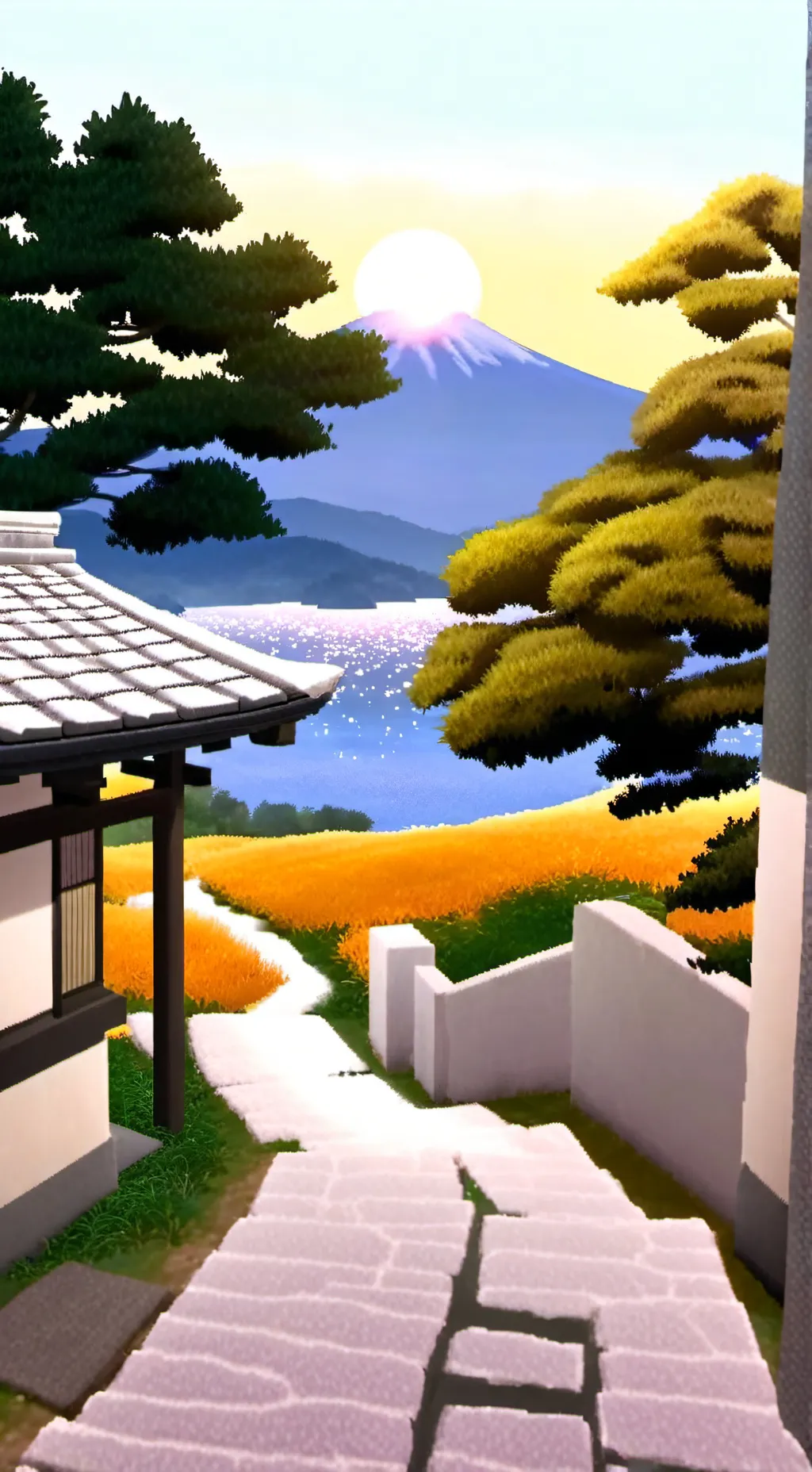 ai character: mui yui kui background