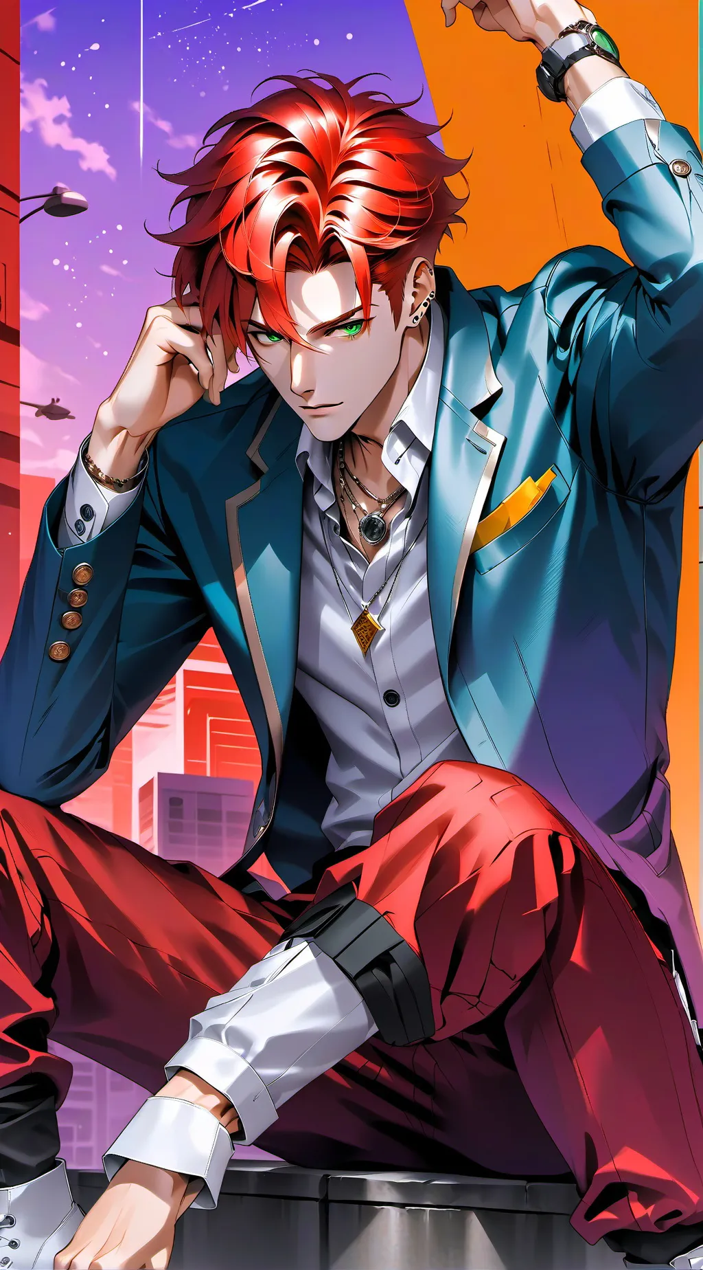 ai character: Rengoku background