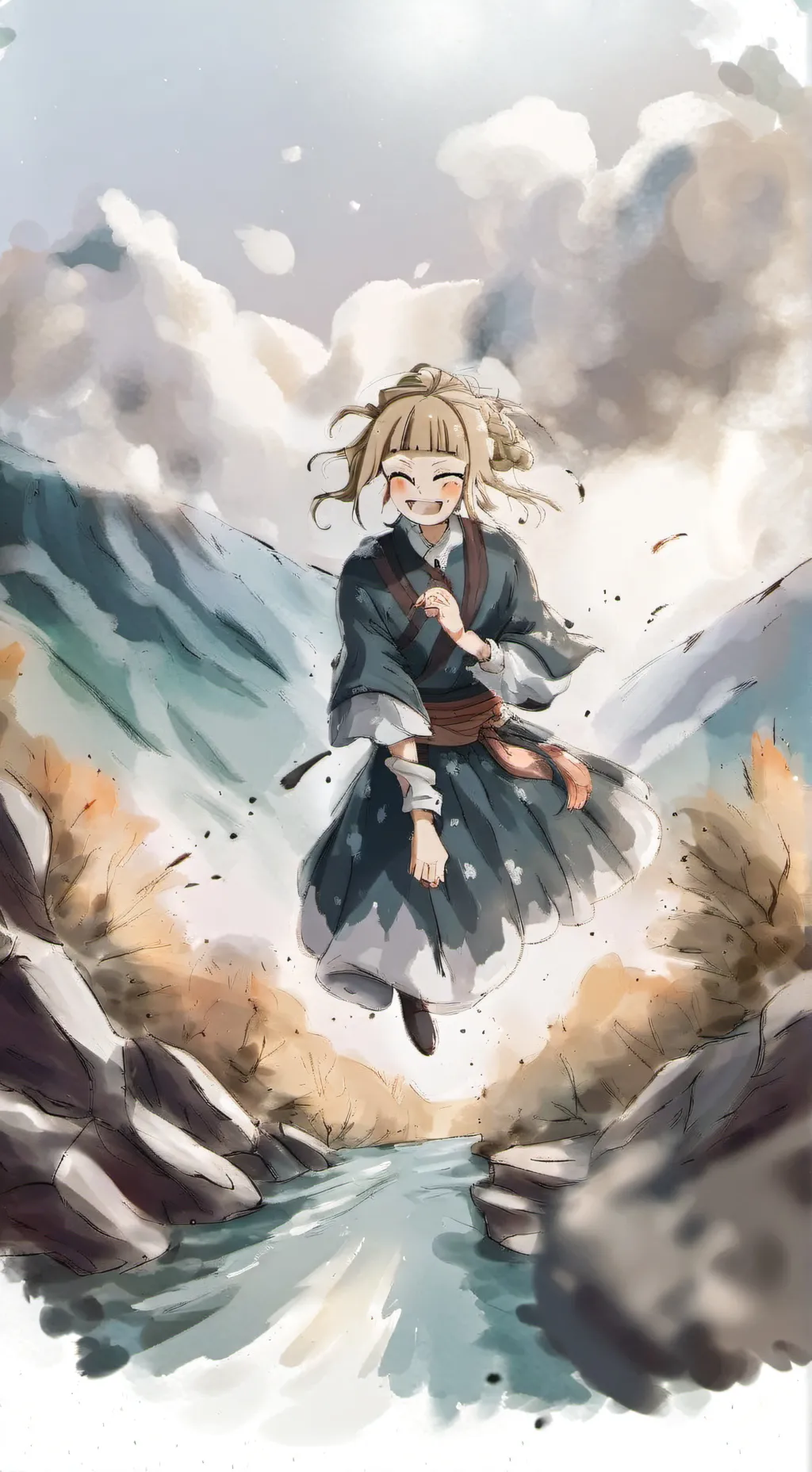 ai character: himiko toga  background