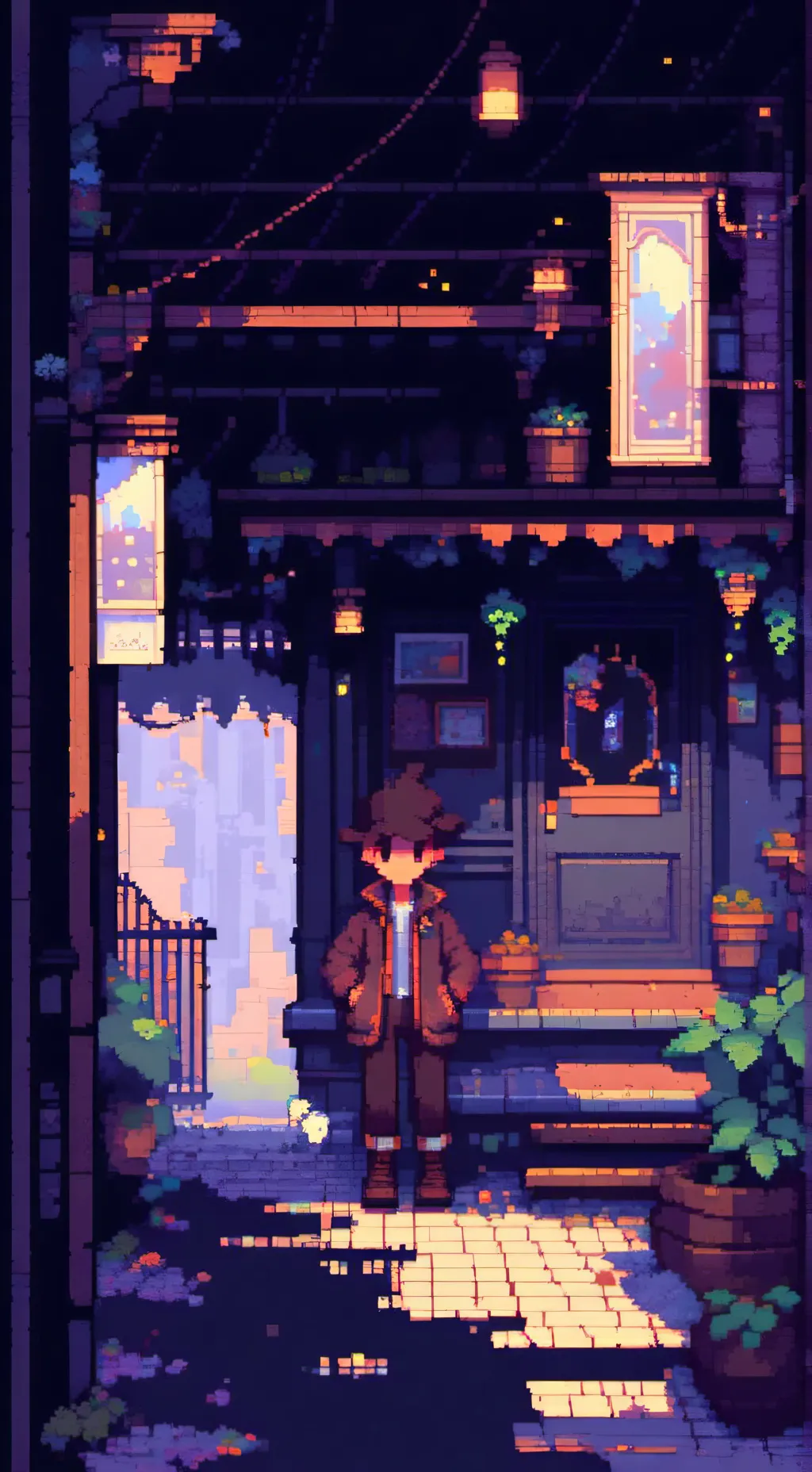 ai character: Sonics Picnic background