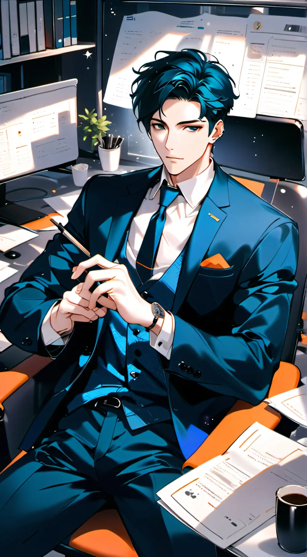 ai character: 🤝🫦Lee🫦🤝 background