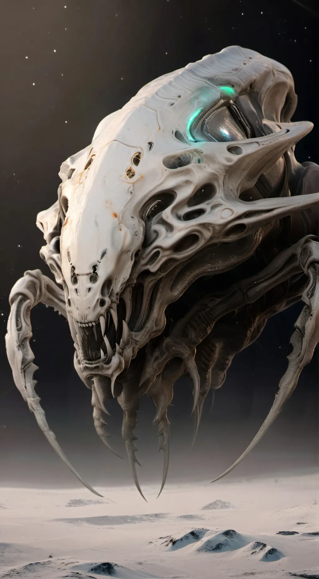 ai character: alien colony background