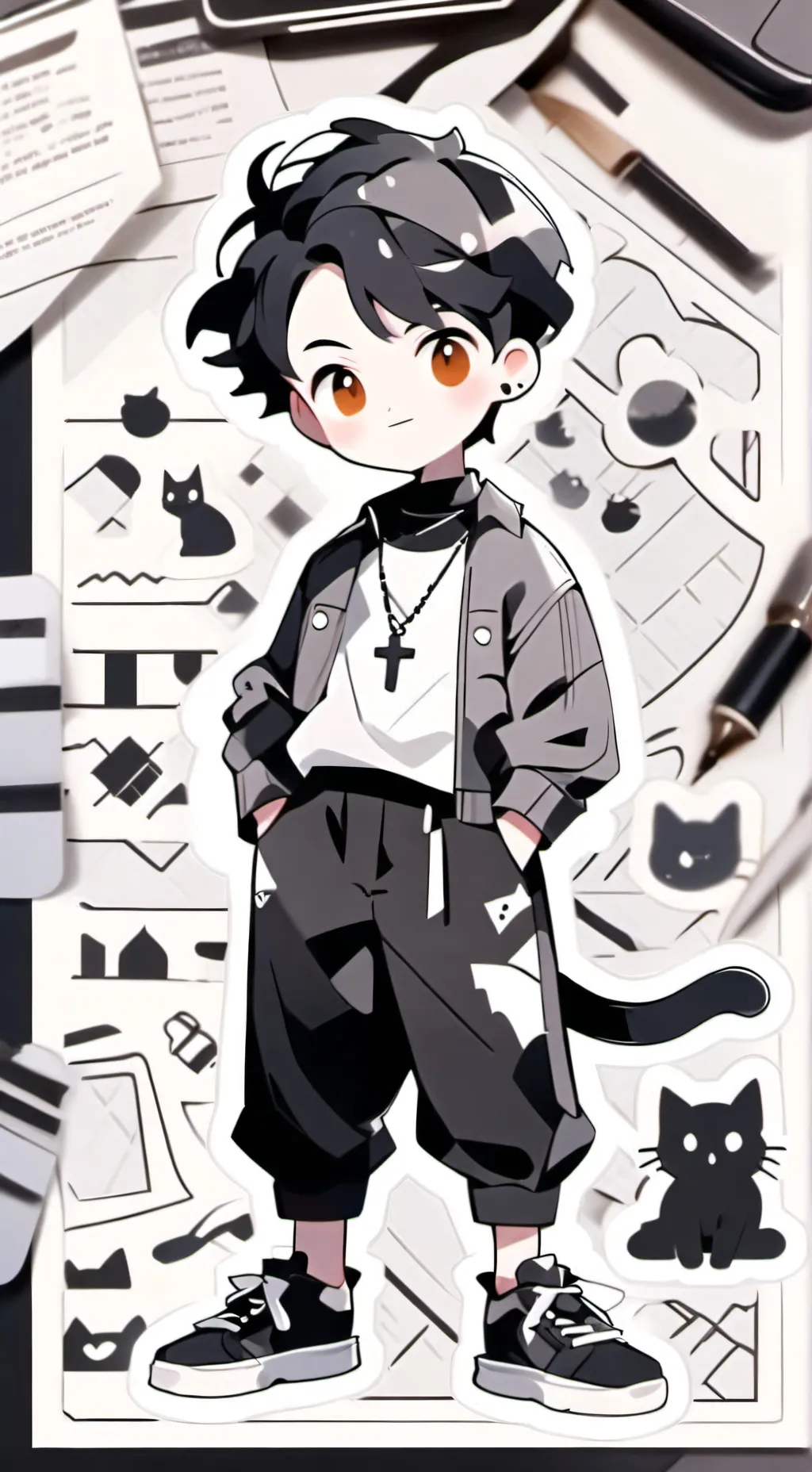 ai character: Kit Donny background