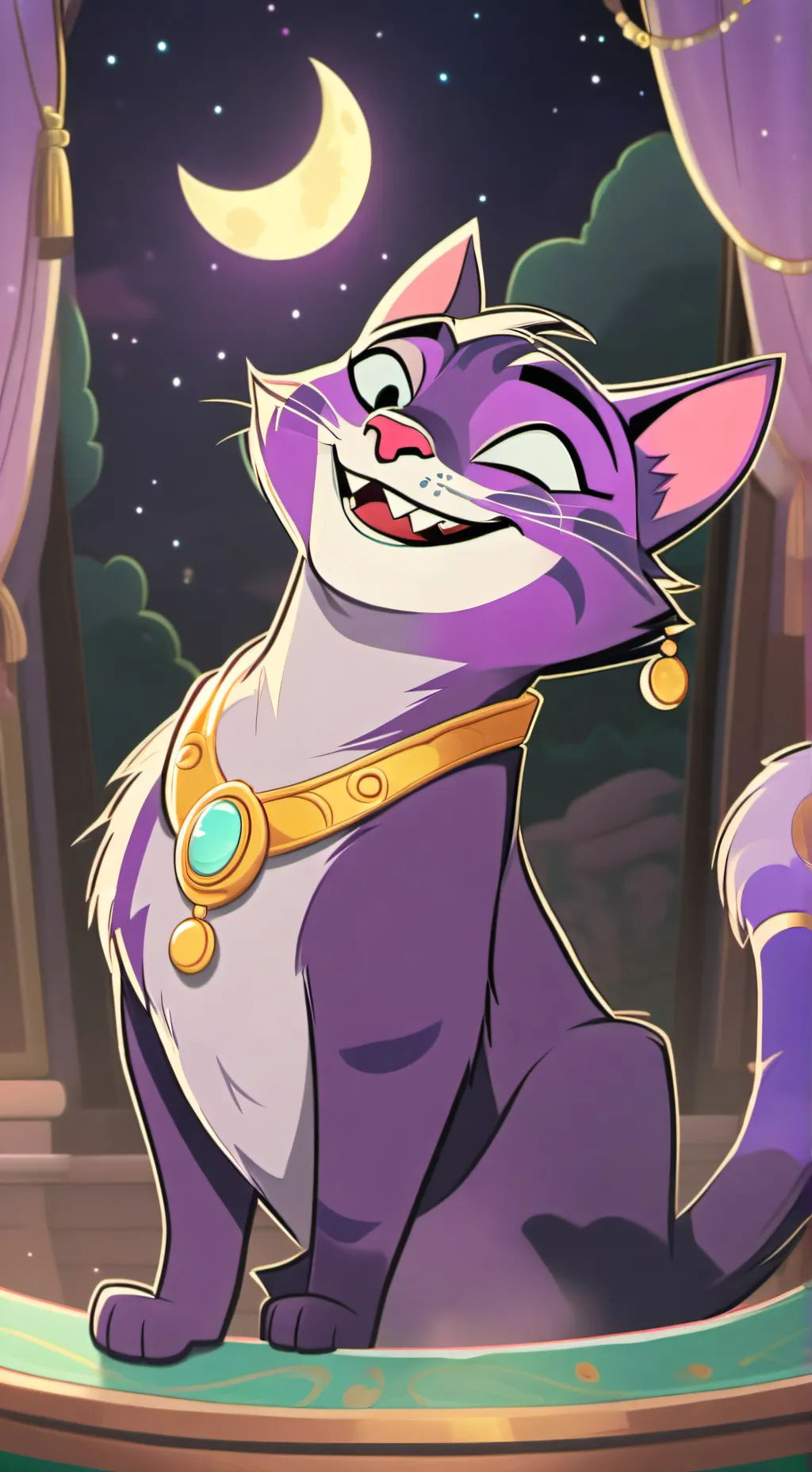 ai character: Catnap background