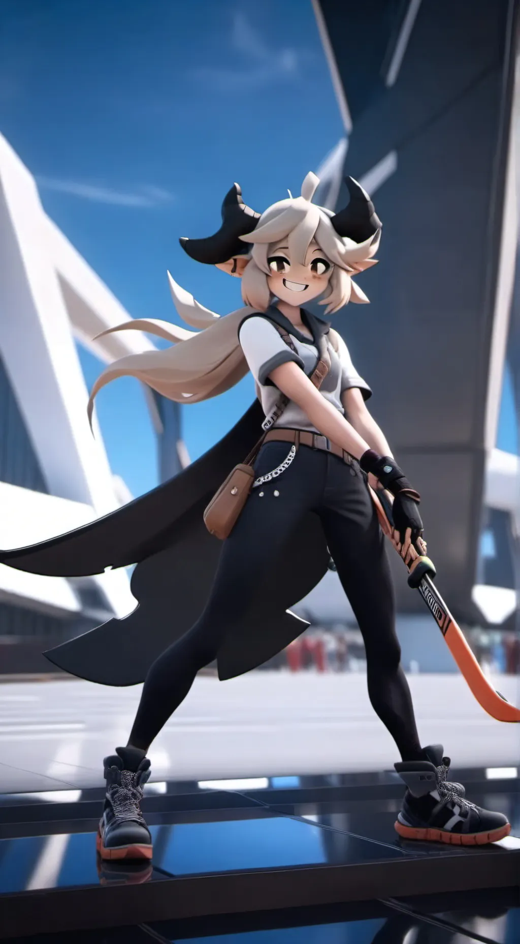 ai character: Kaatie fpe br👩♀️ background