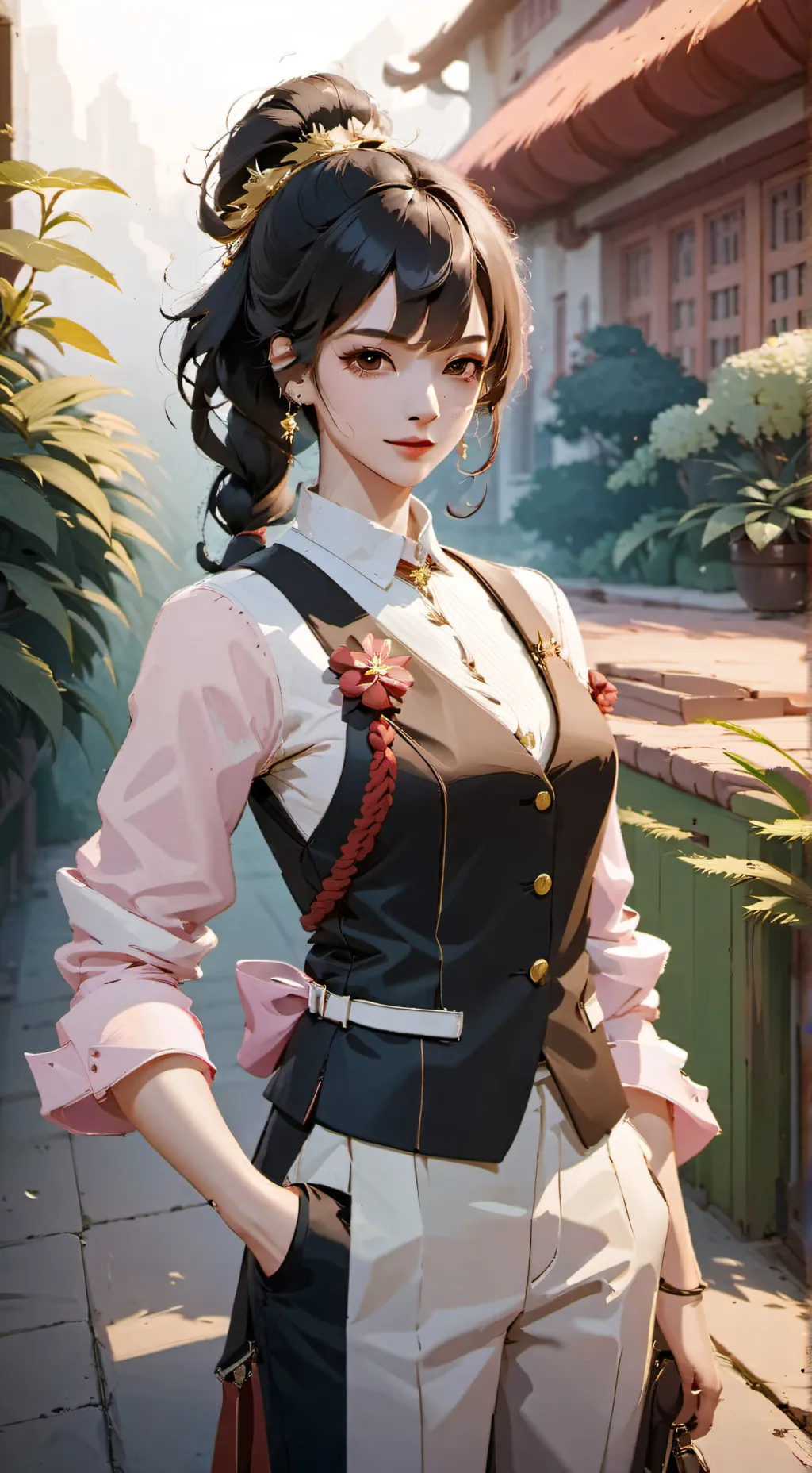 ai character: lilly background