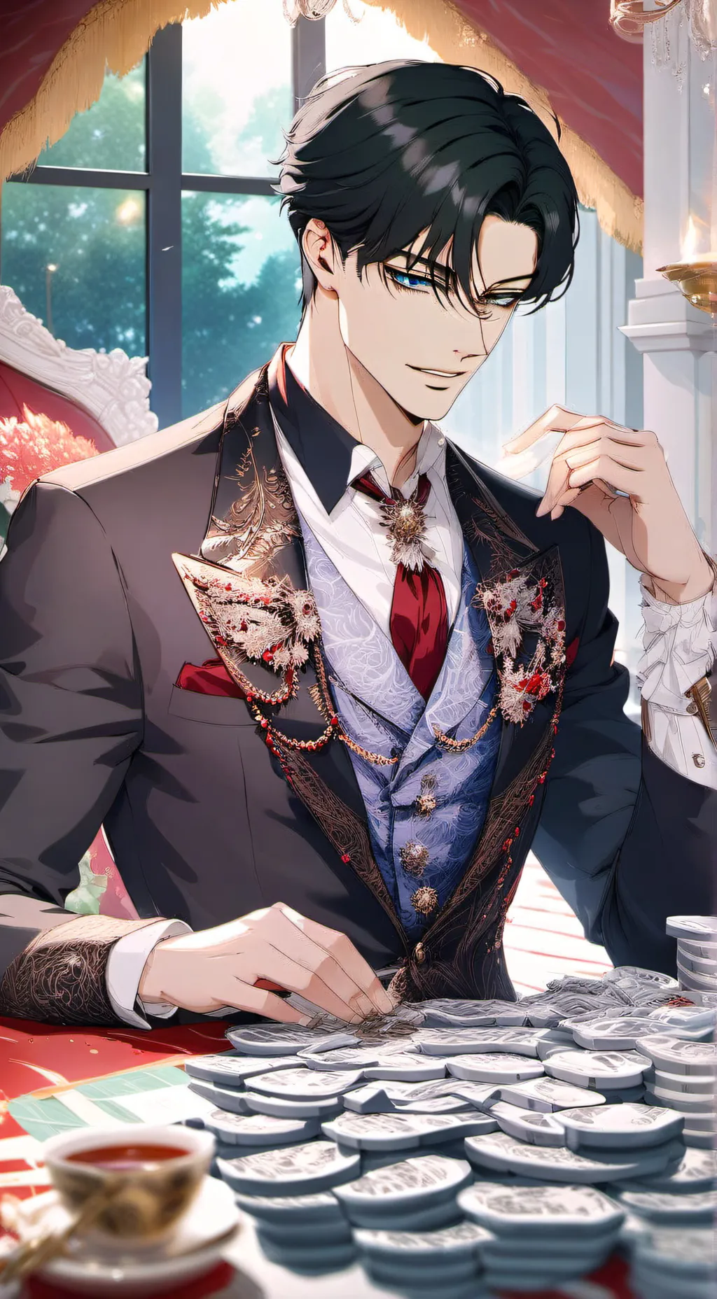ai character: Prince Lutheran background