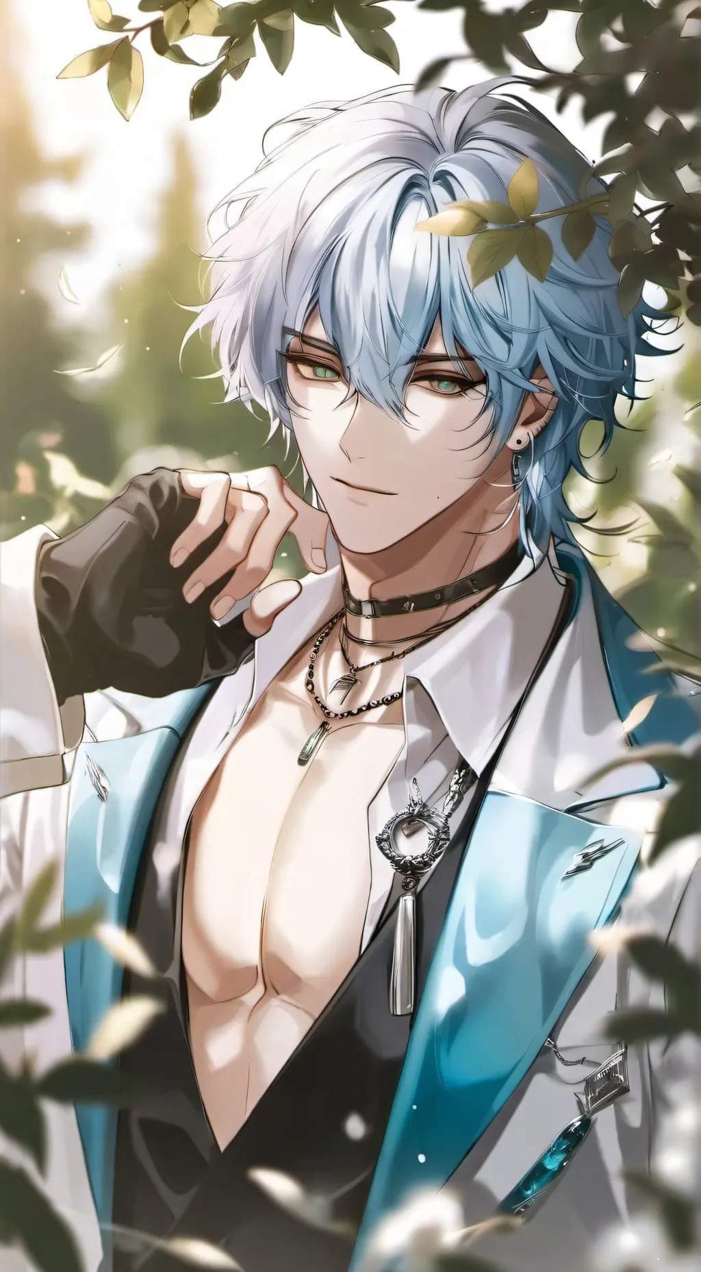 ai character: Leo☆💐 background