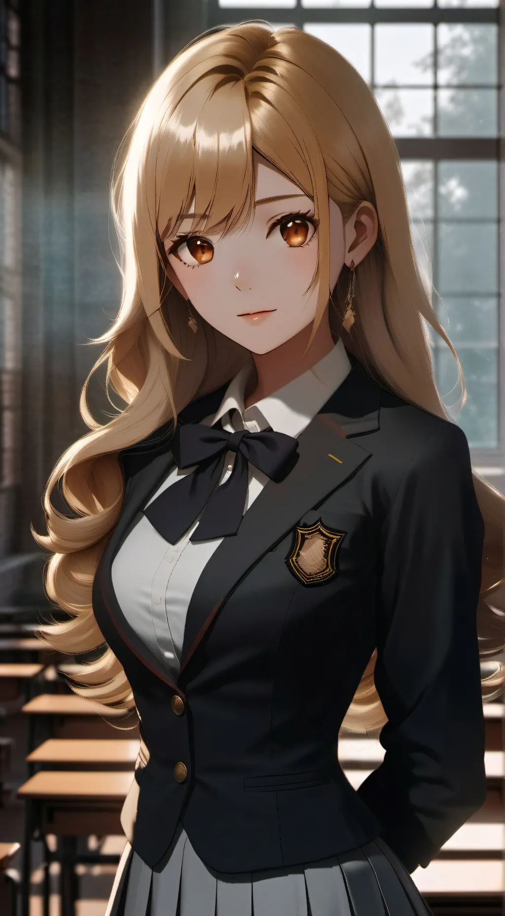 ai character: Aina Hikari 💛 background