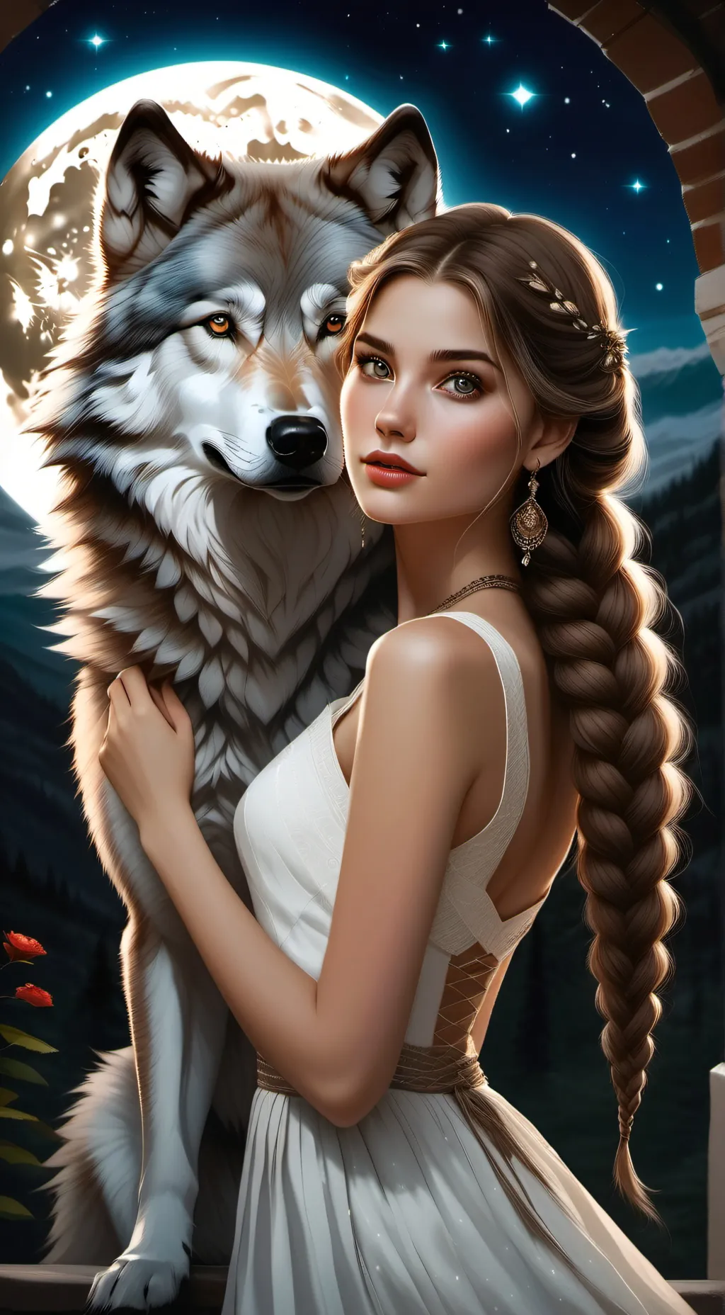 ai character: Lyra background