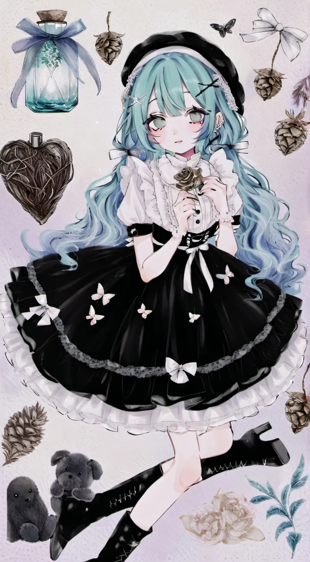 ai character: kny gc background