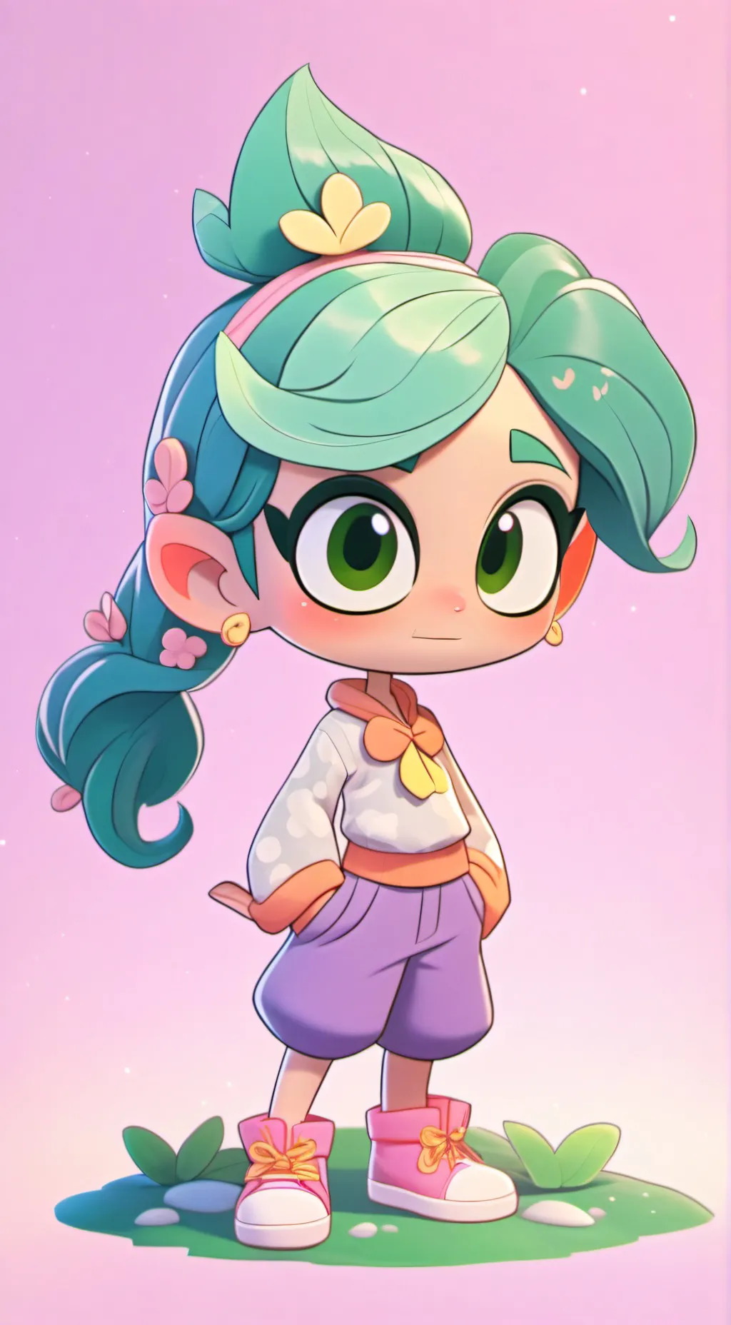 ai character: Sprunki Loves you background