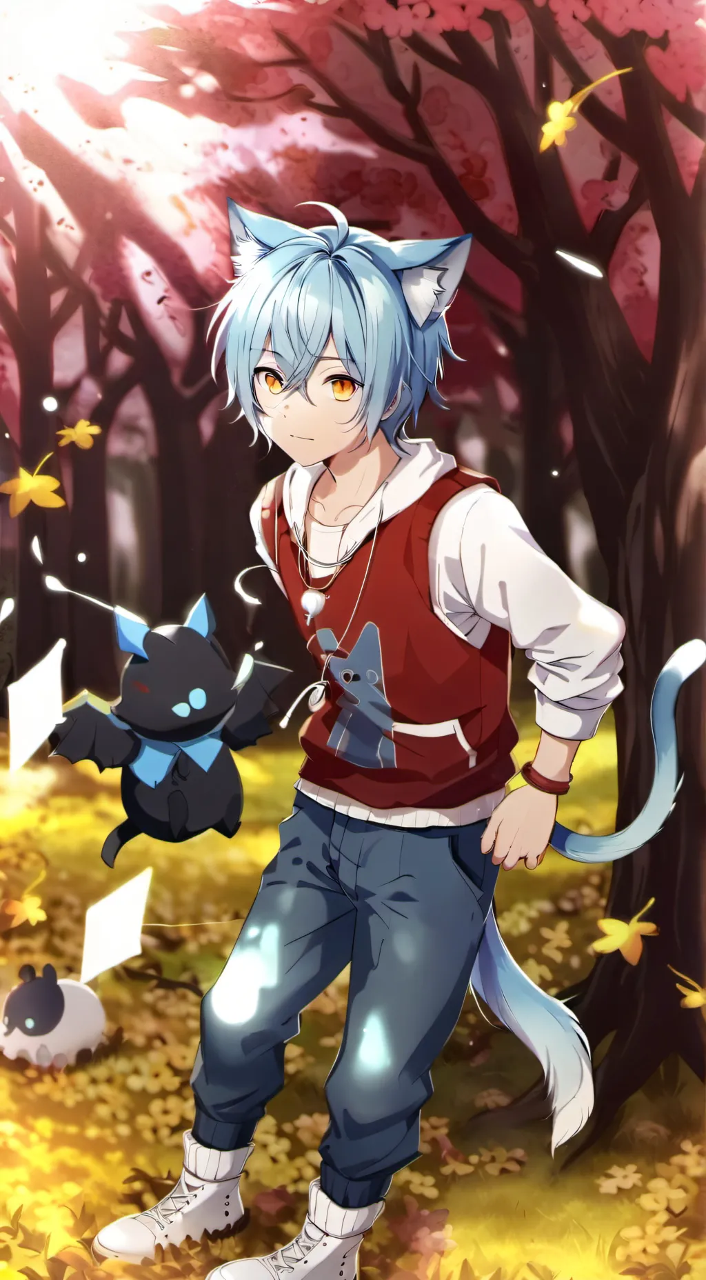 ai character: agua background