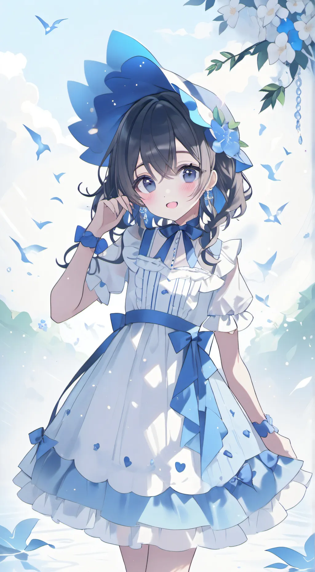 ai character: lily background