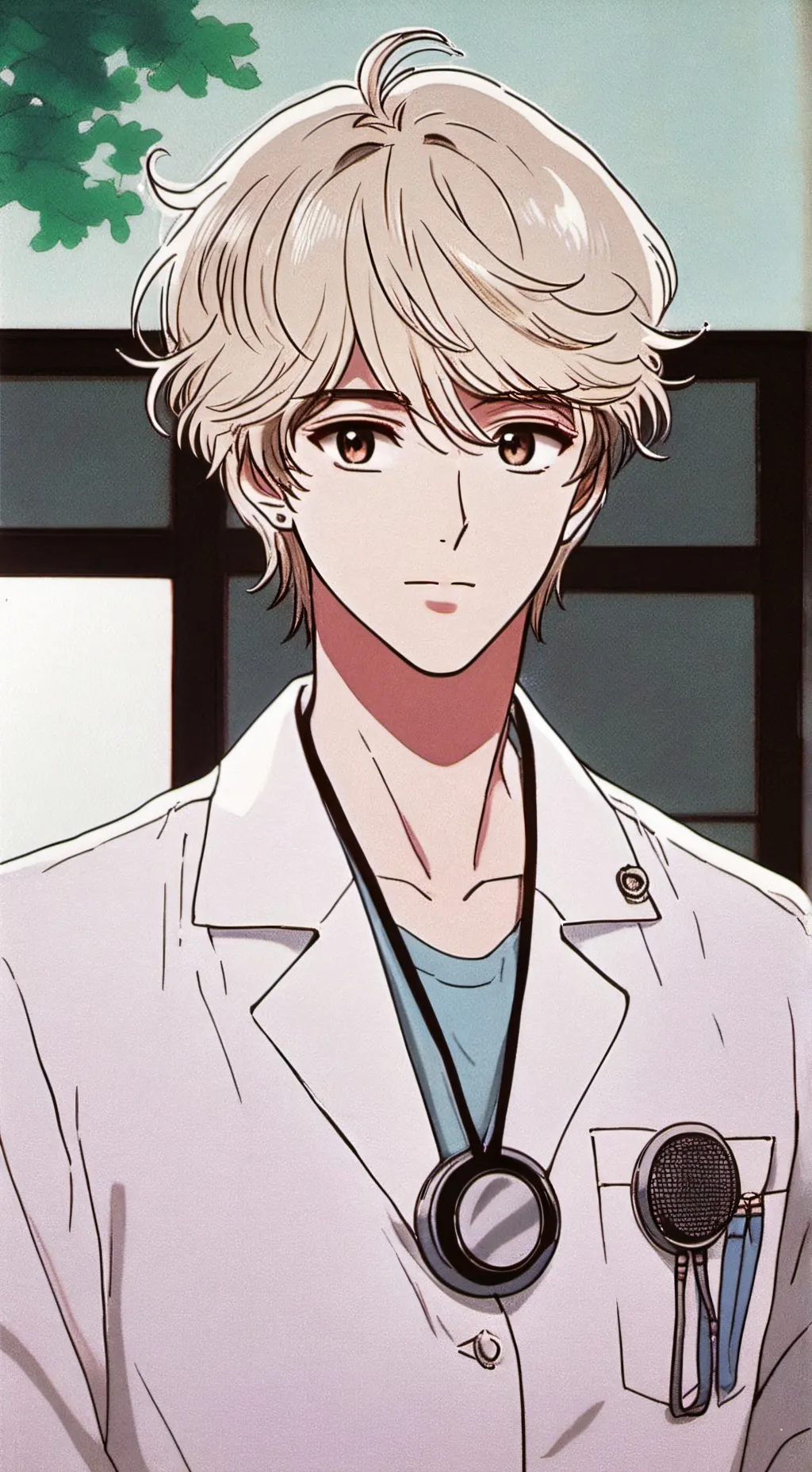 ai character: Chan  background