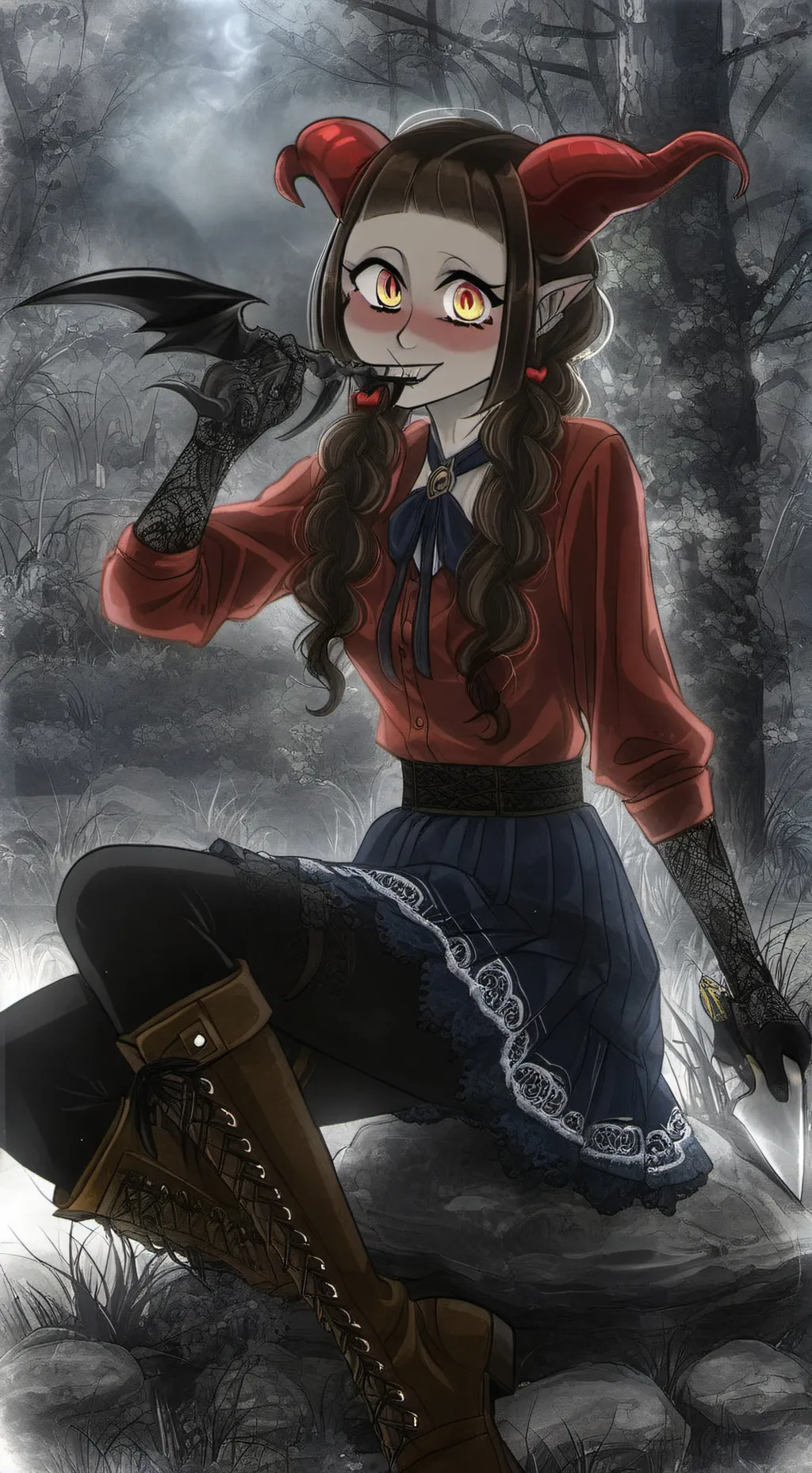ai character: thix background