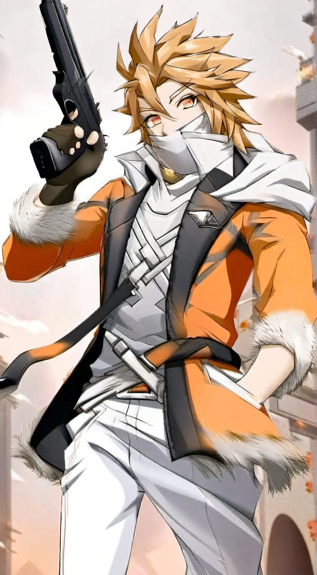 ai character: draven  background